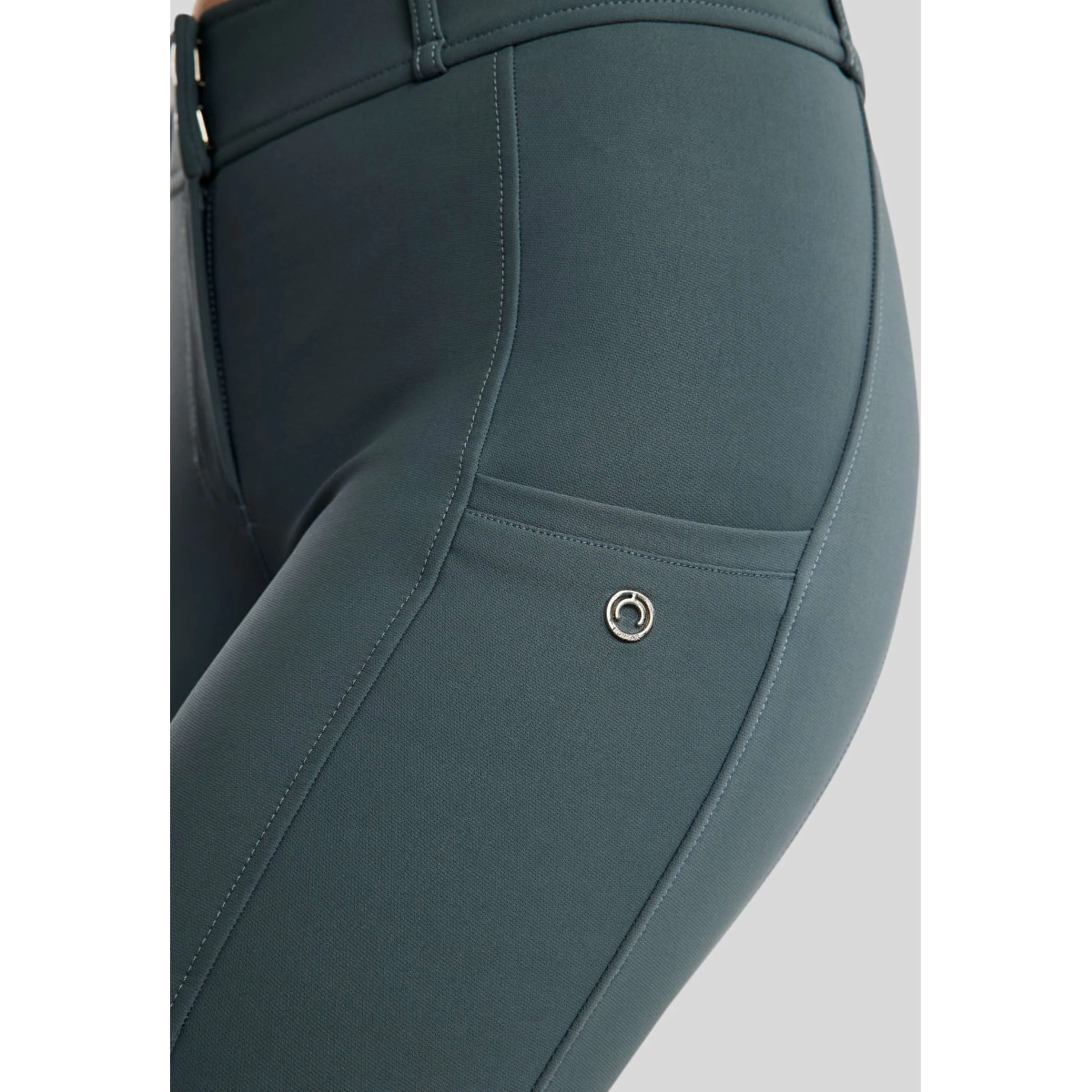 Montar Pantalon d'Équitation MoPhilipa Full Grip Dark Slate - Image 5