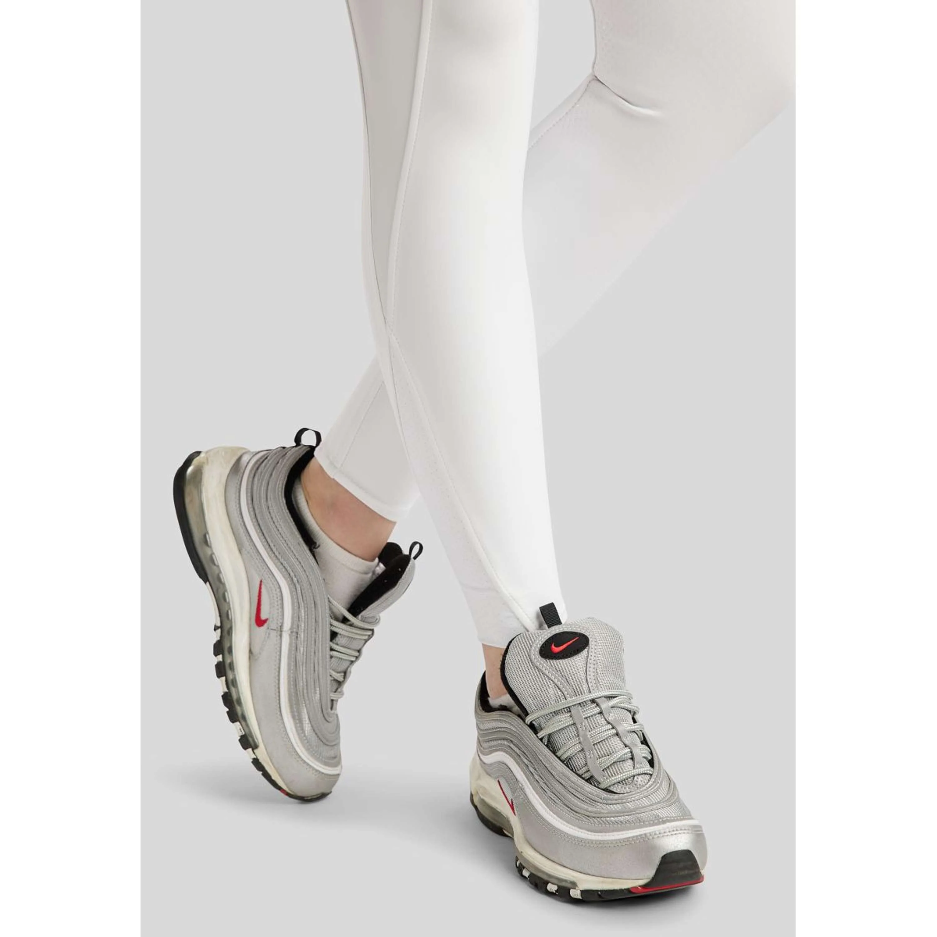Montar Pantalon d'Équitation MoZida Full Grip Blanc - Image 5