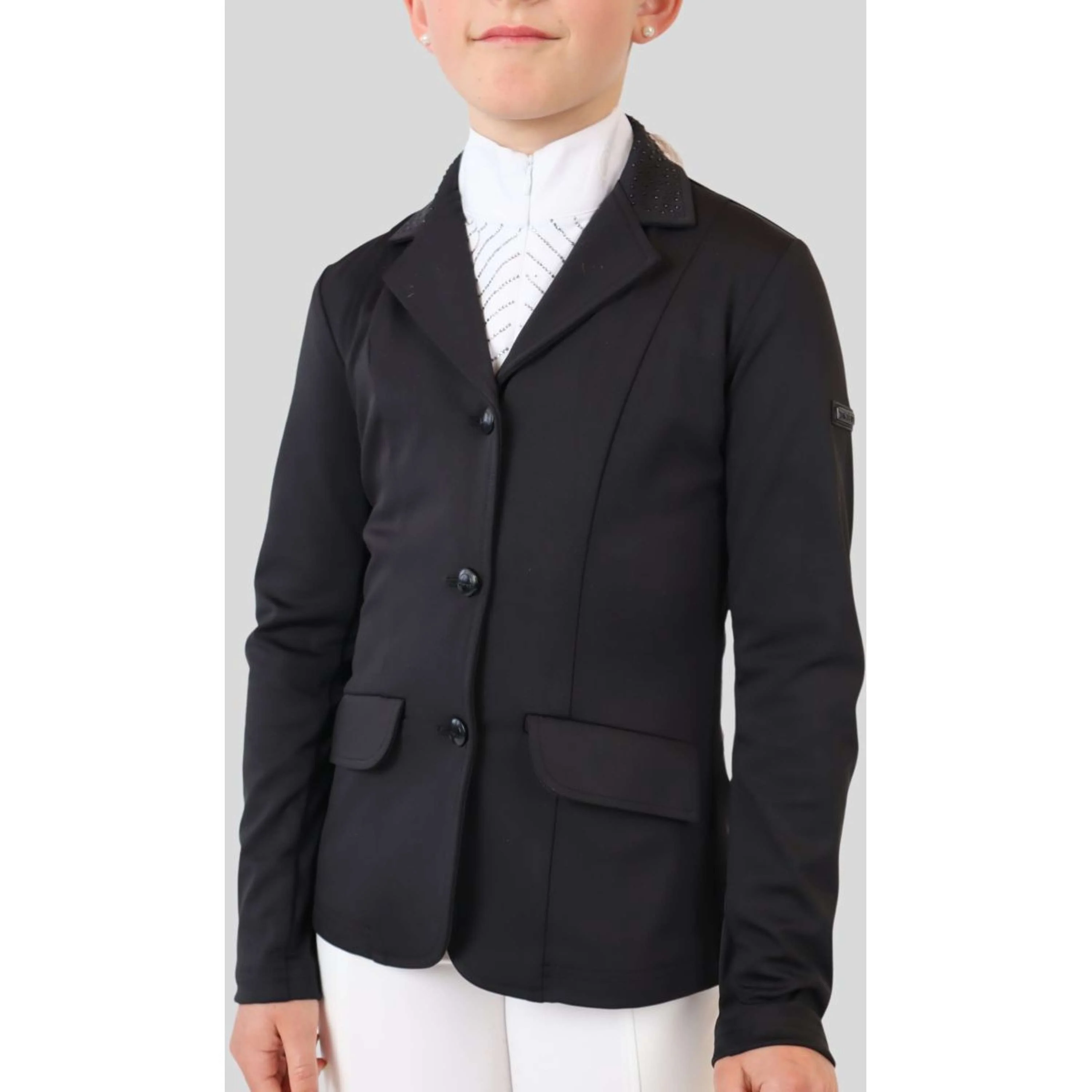 Montar Petite Veste de Concours Crystals Junior Noir - Image 3