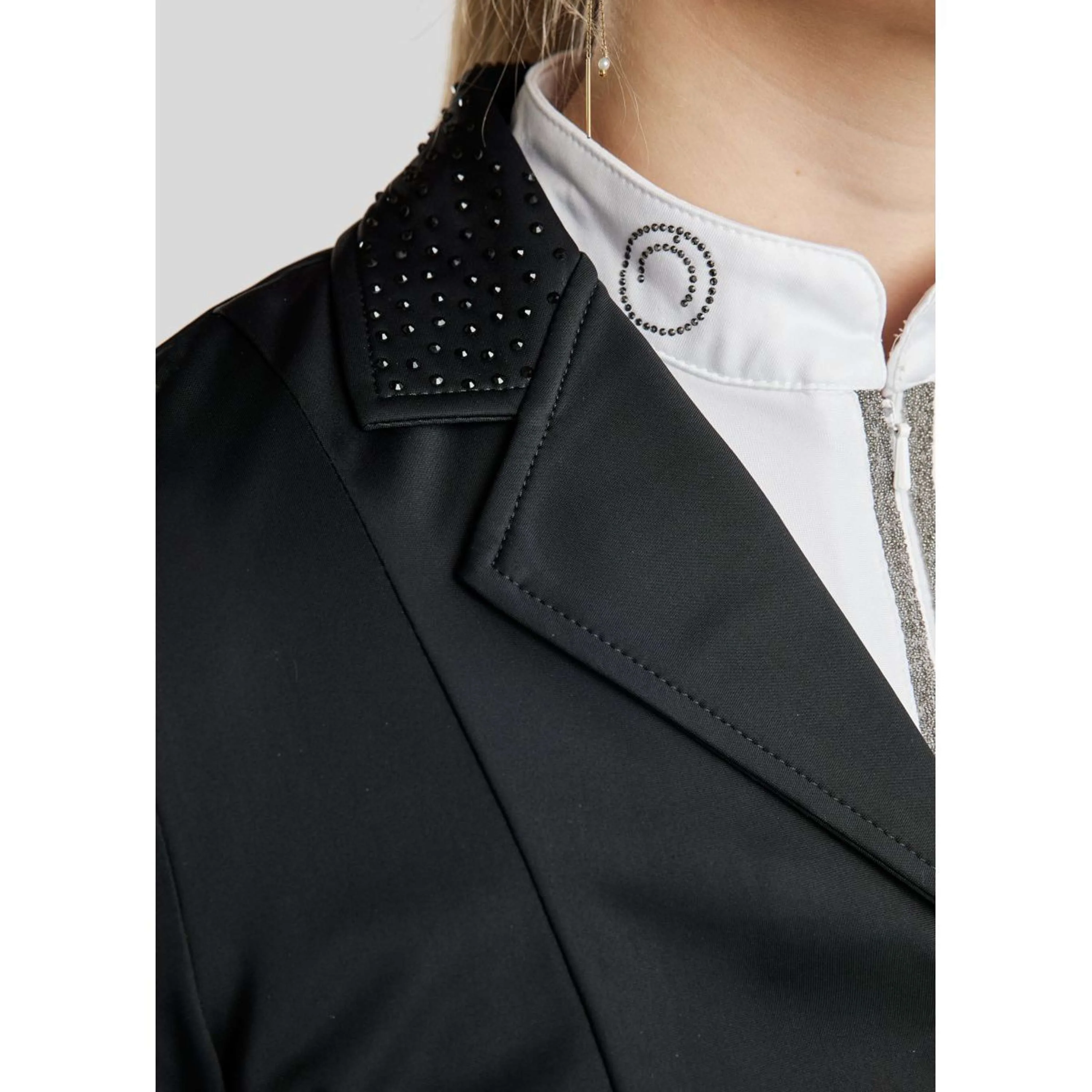 Montar Petite Veste de Concours Dressage Court Noir - Image 3