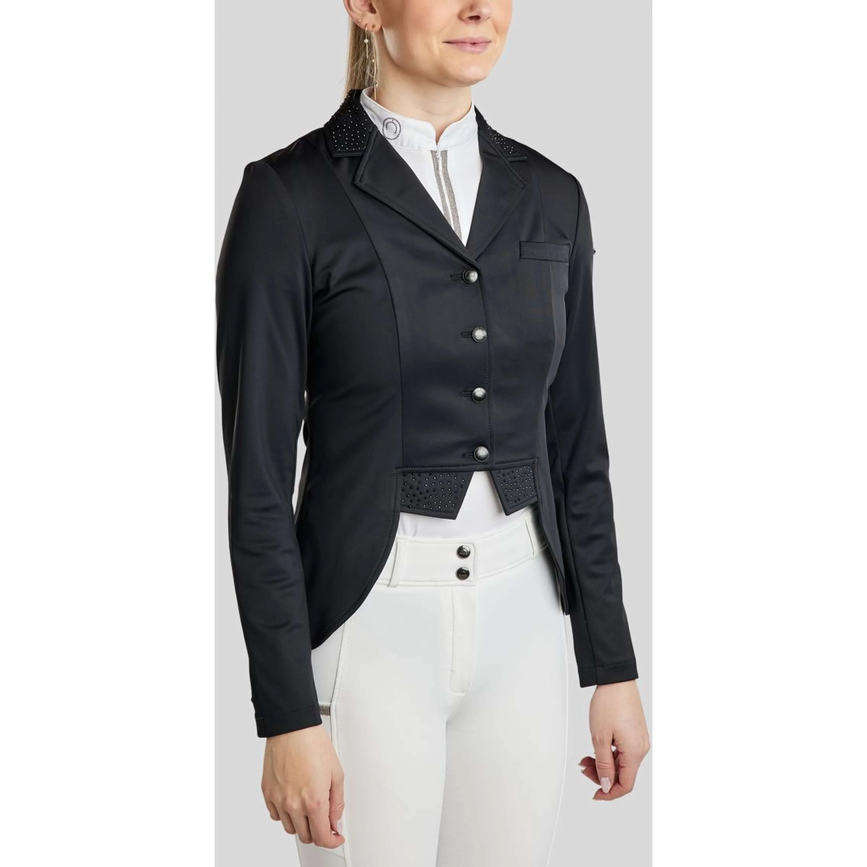 Montar Petite Veste de Concours Dressage Court Noir - Image 7