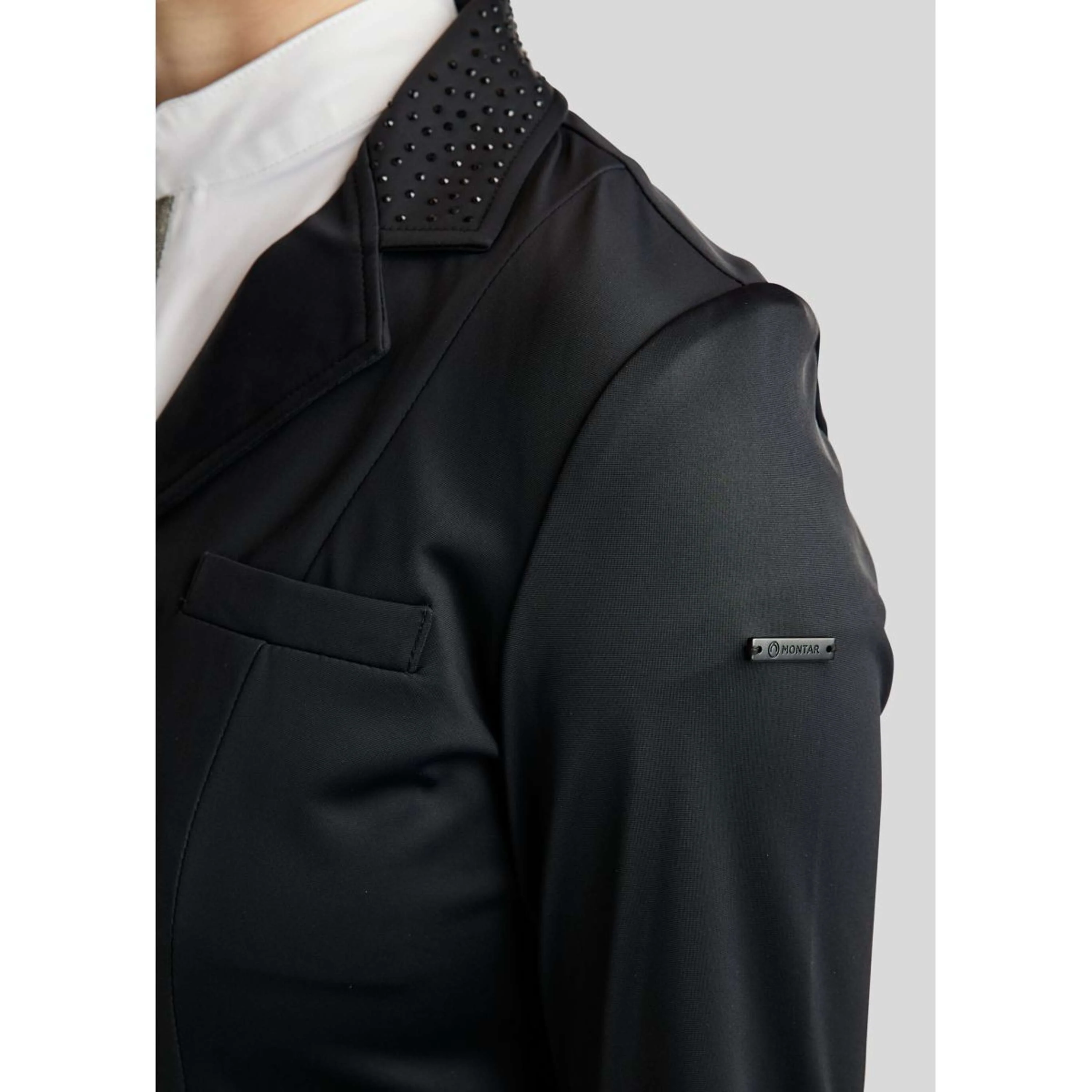 Montar Petite Veste de Concours Dressage Court Noir - Image 9