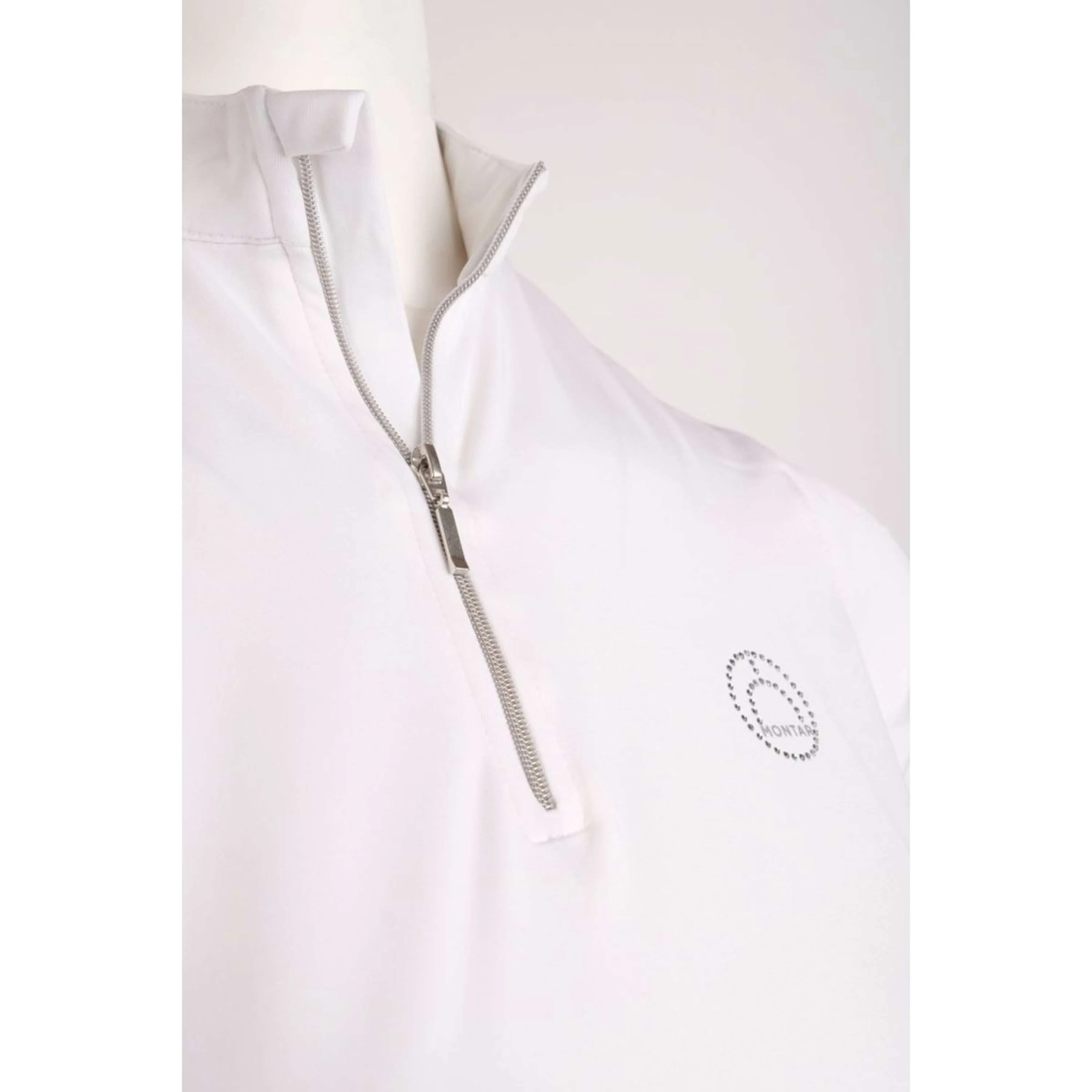 Montar Polo Everly Crystal Logo Blanc - Image 3