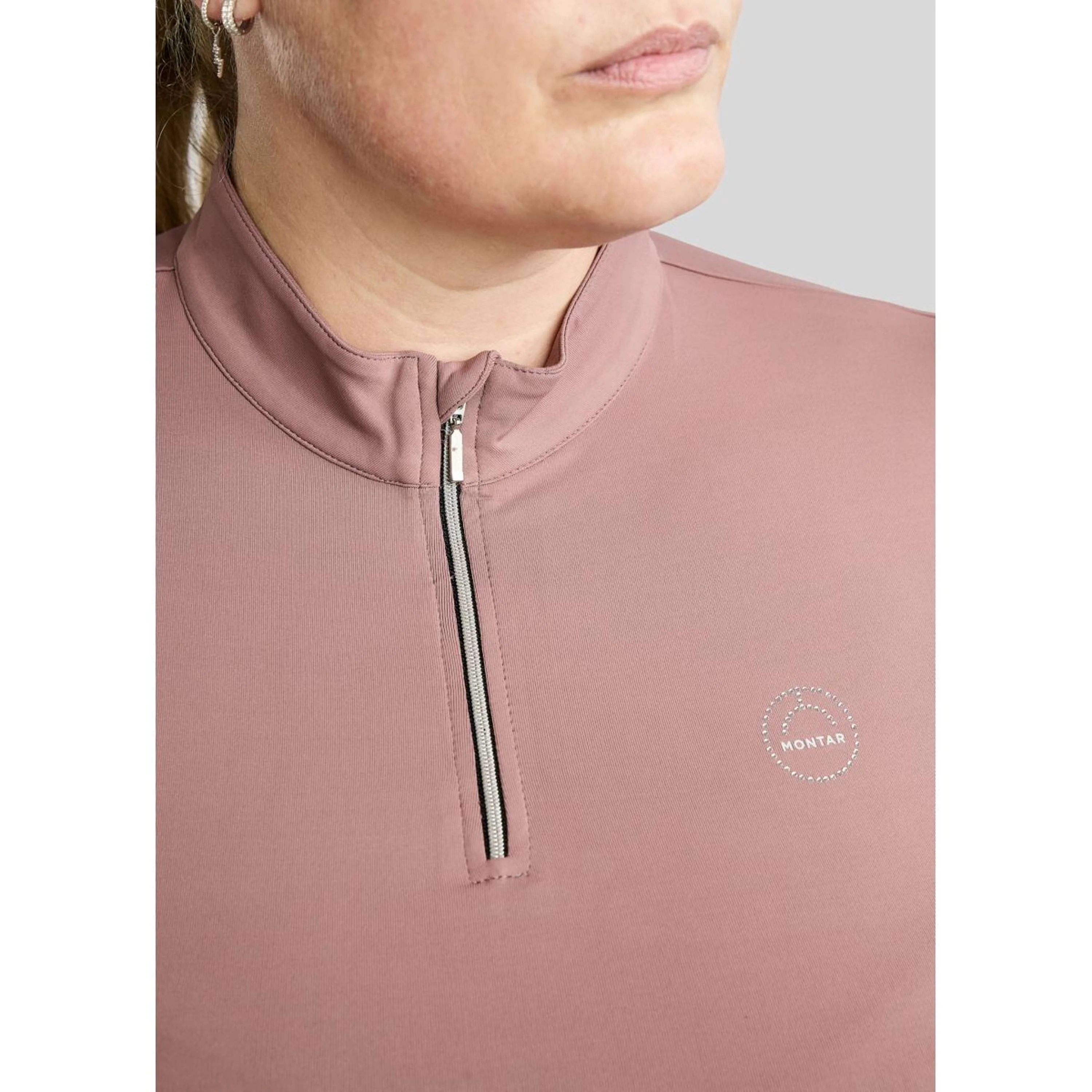 Montar Polo Everly Crystal Logo Curve Dusty Rose - Image 3