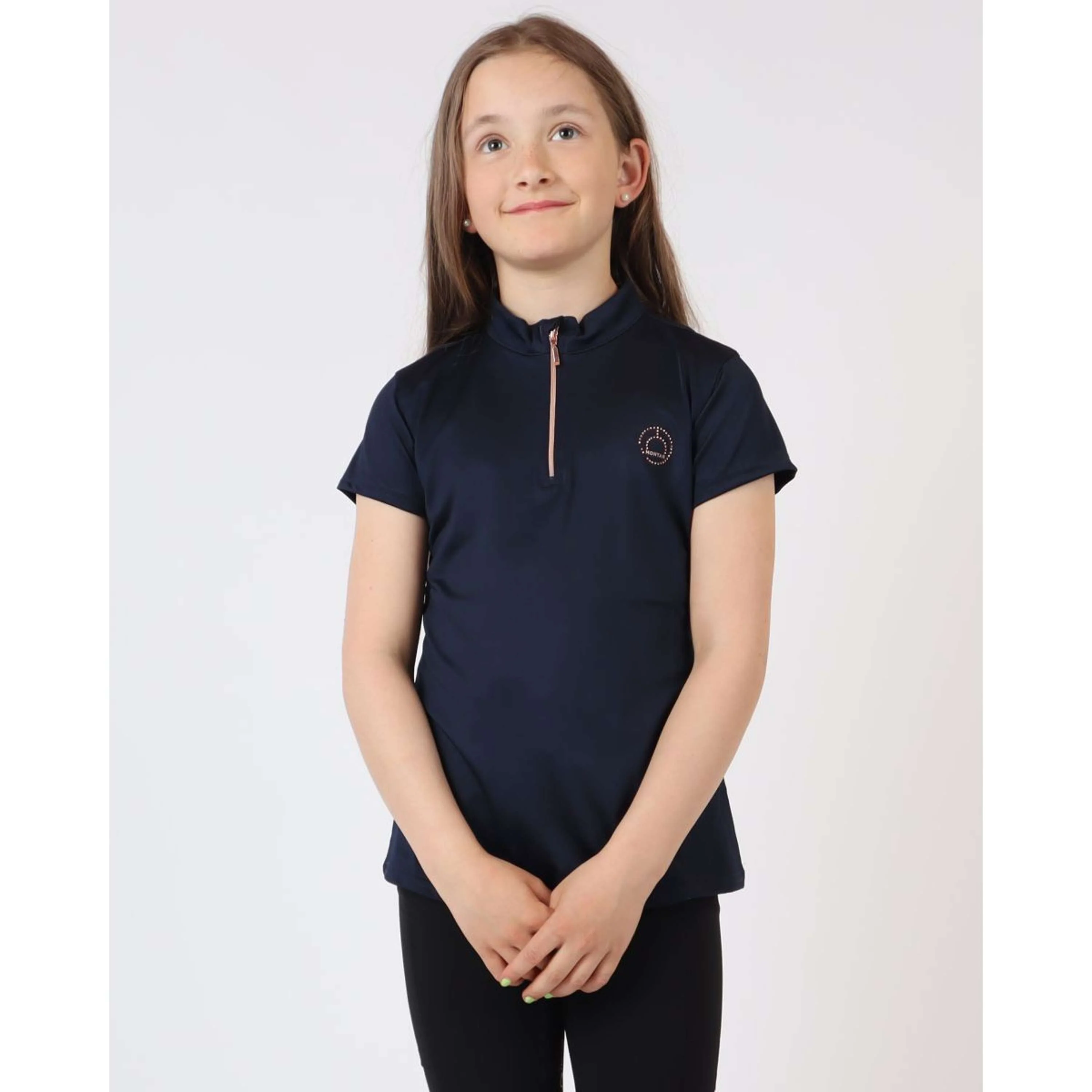 Montar Polo Everly Rosegold Junior Marin - Image 3
