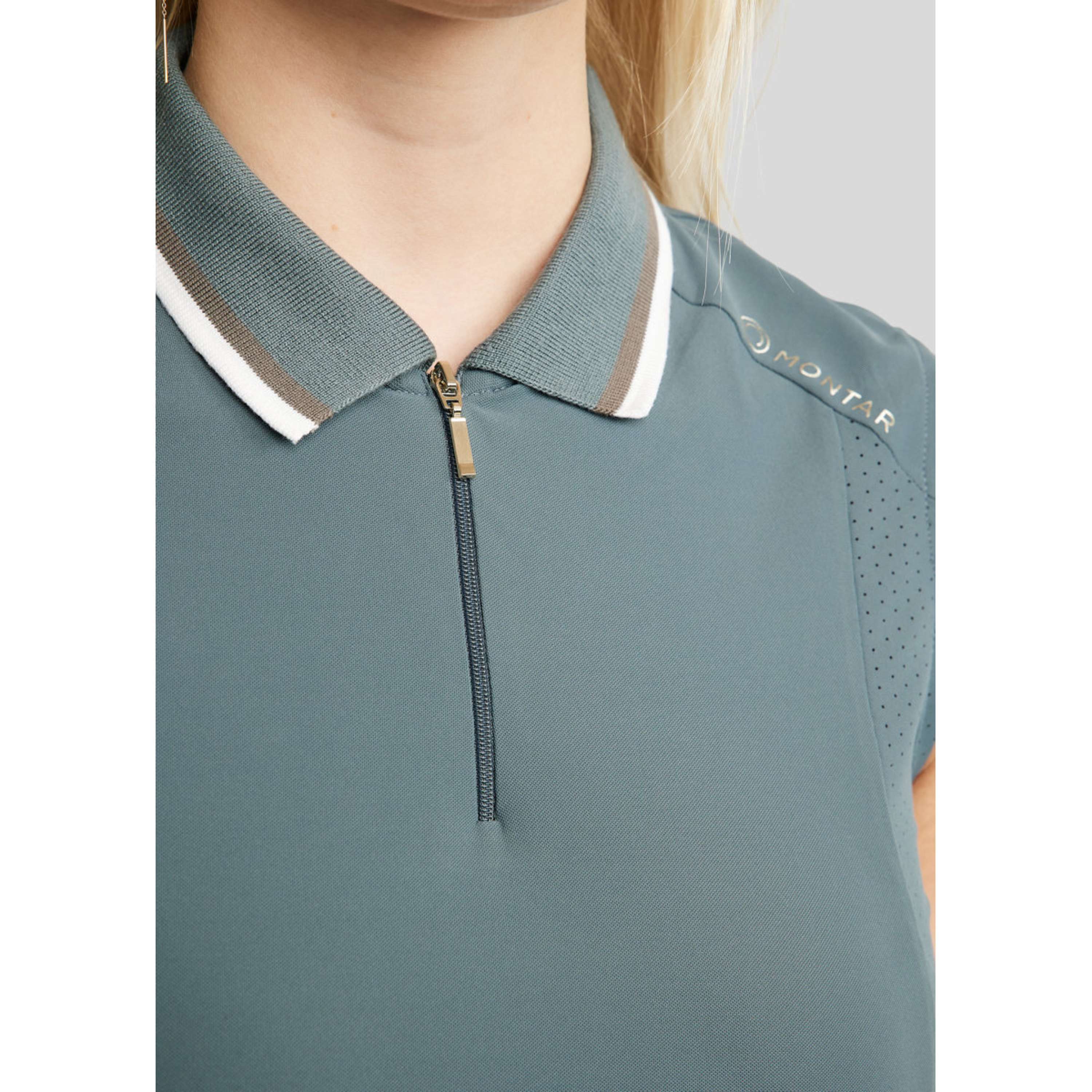 Montar Polo MoOttilia Sans Manche Dark Slate - Image 3