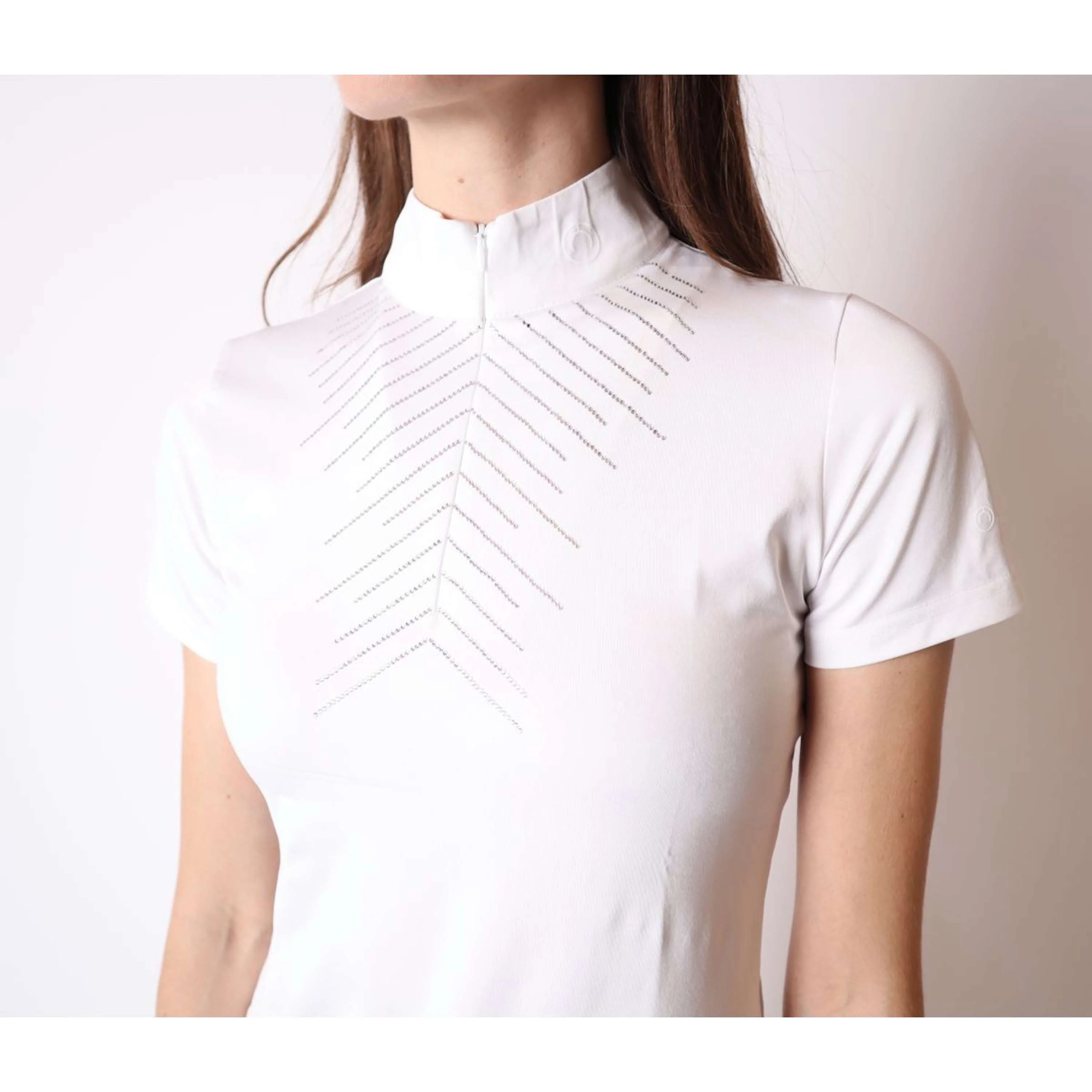 Montar T-shirt de Concours Bling MonTech Blanc - Image 2