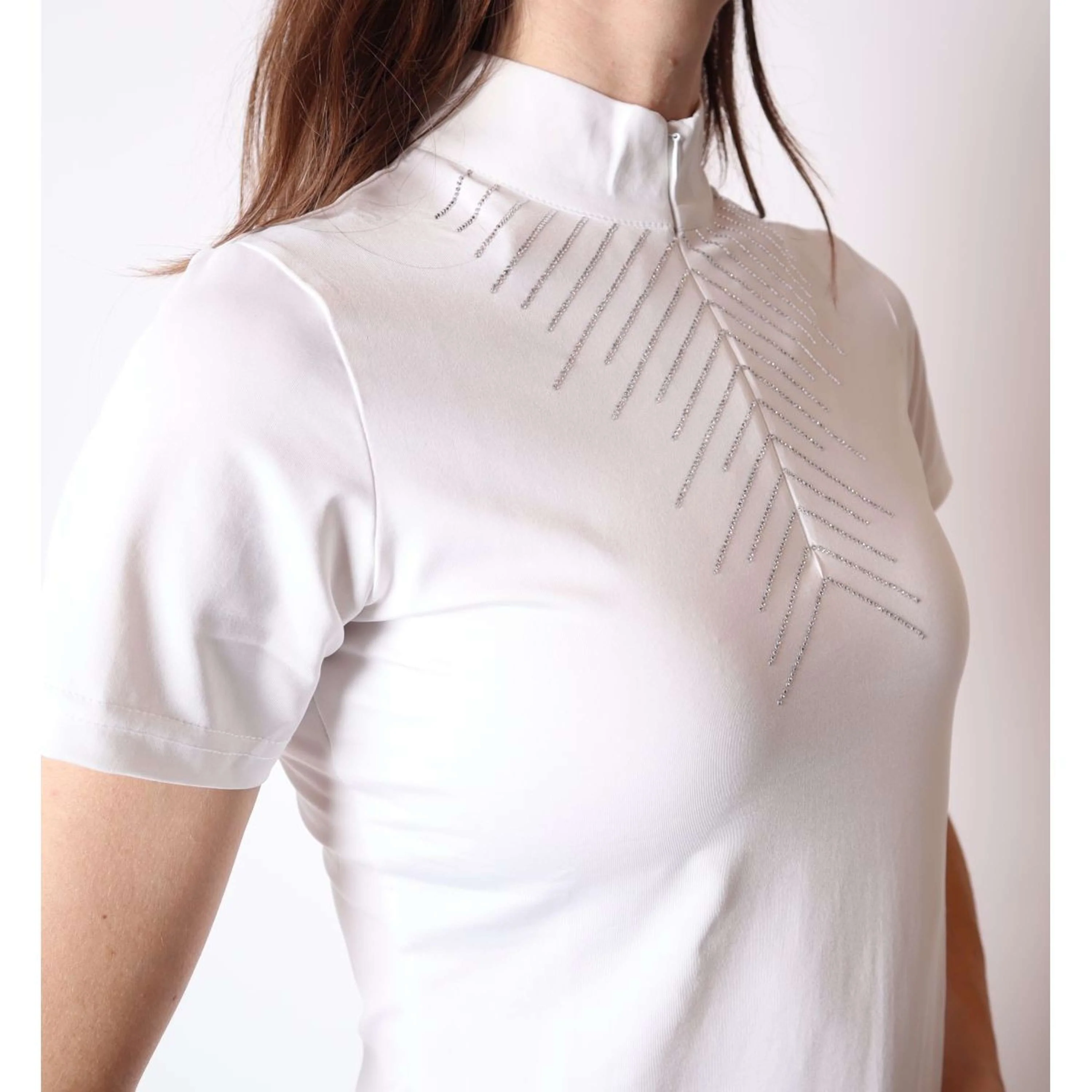 Montar T-shirt de Concours Bling MonTech Blanc - Image 3