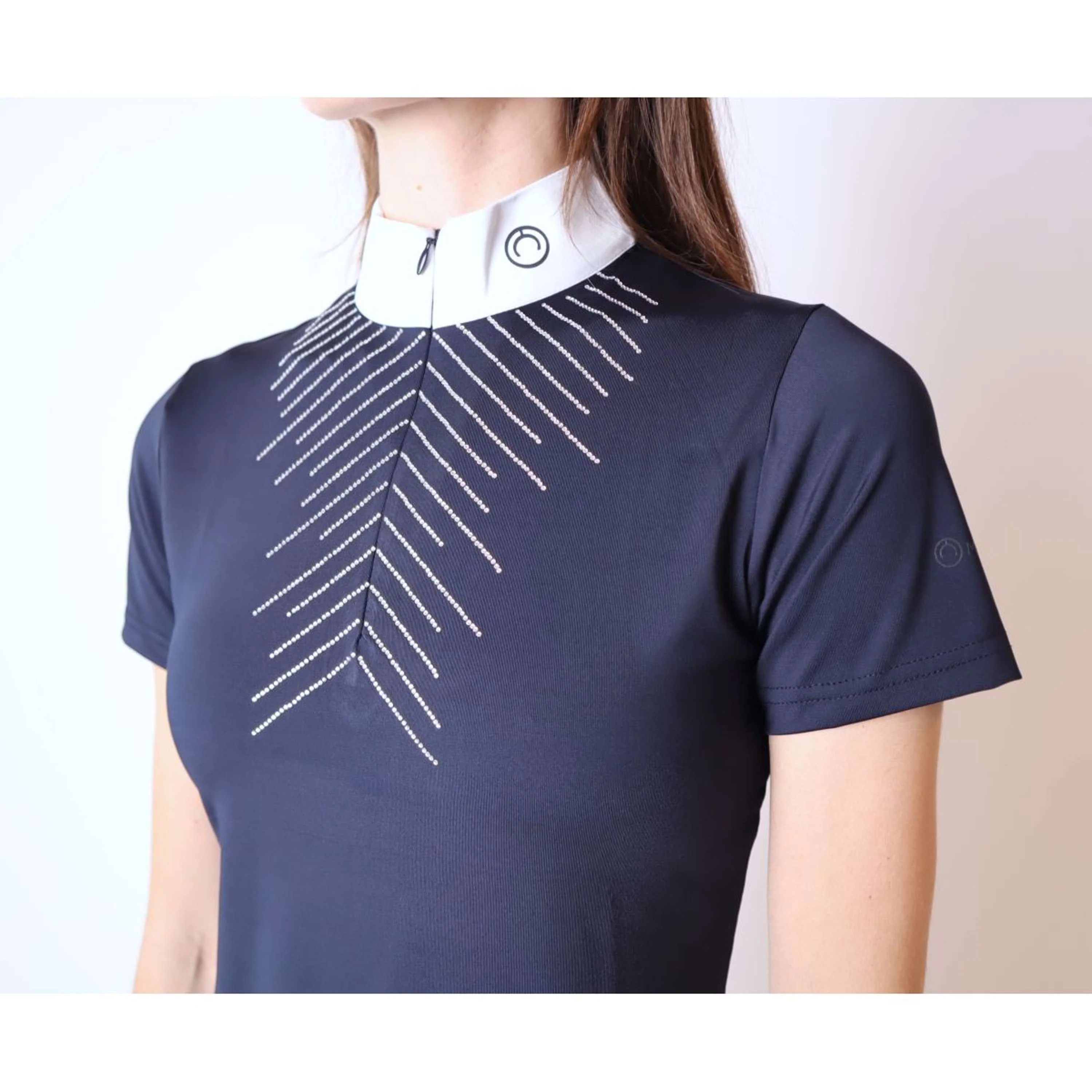 Montar T-shirt de Concours Bling MonTech Marin foncé - Image 3