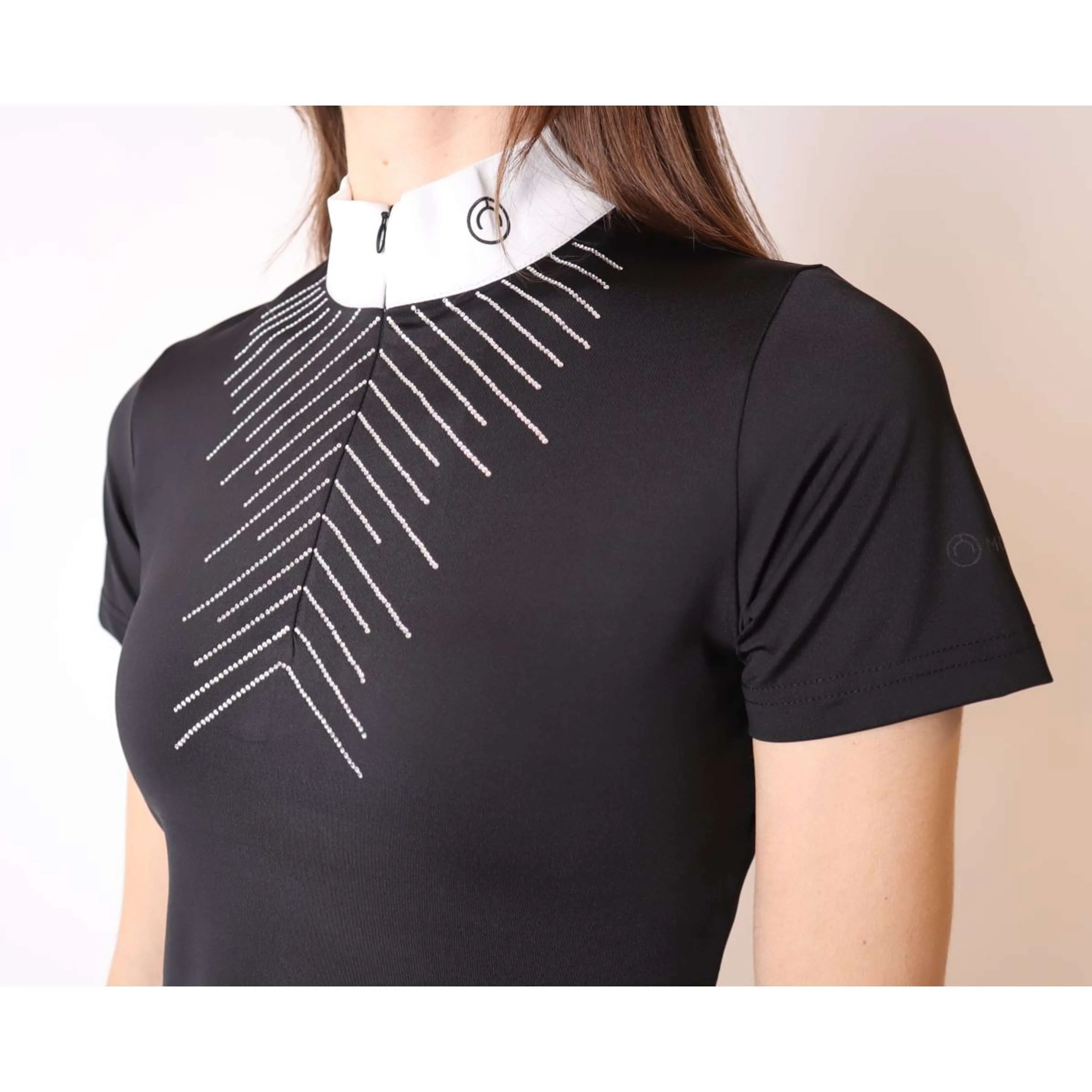 Montar T-shirt de Concours Bling MonTech Noir - Image 3