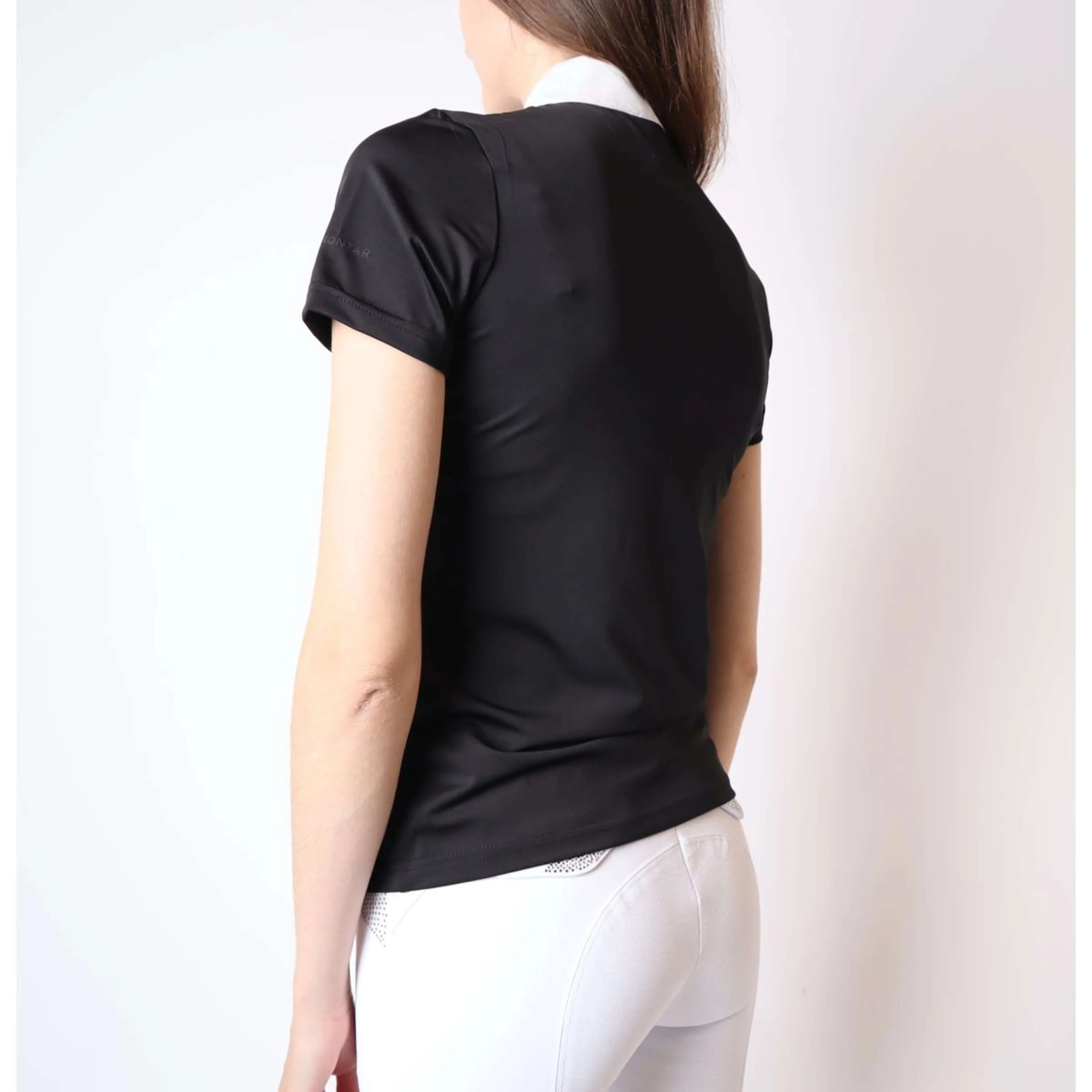 Montar T-shirt de Concours Bling MonTech Noir - Image 4
