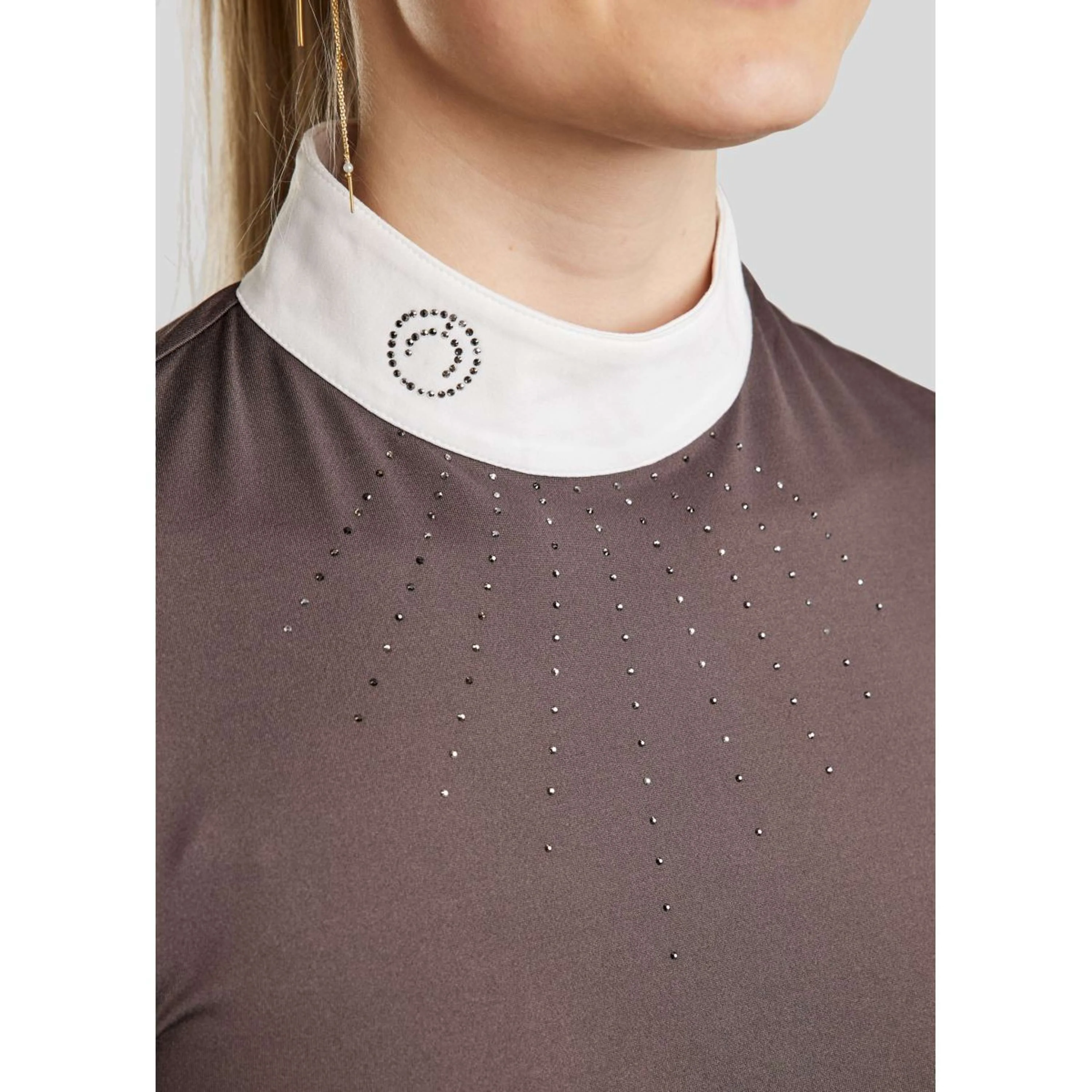 Montar T-shirt de Concours MoEmilia Longues Manches Black Peony - Image 2