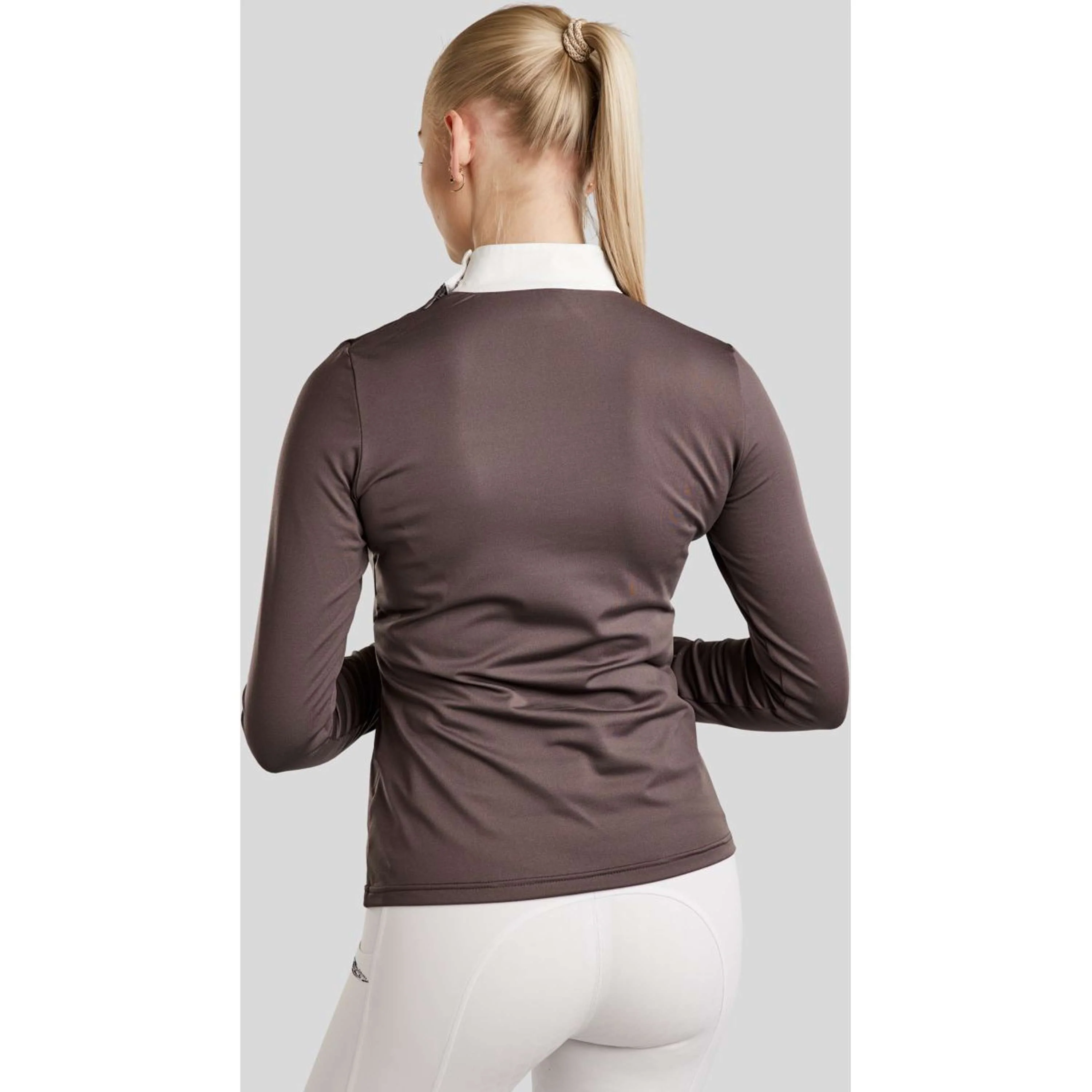 Montar T-shirt de Concours MoEmilia Longues Manches Black Peony - Image 4