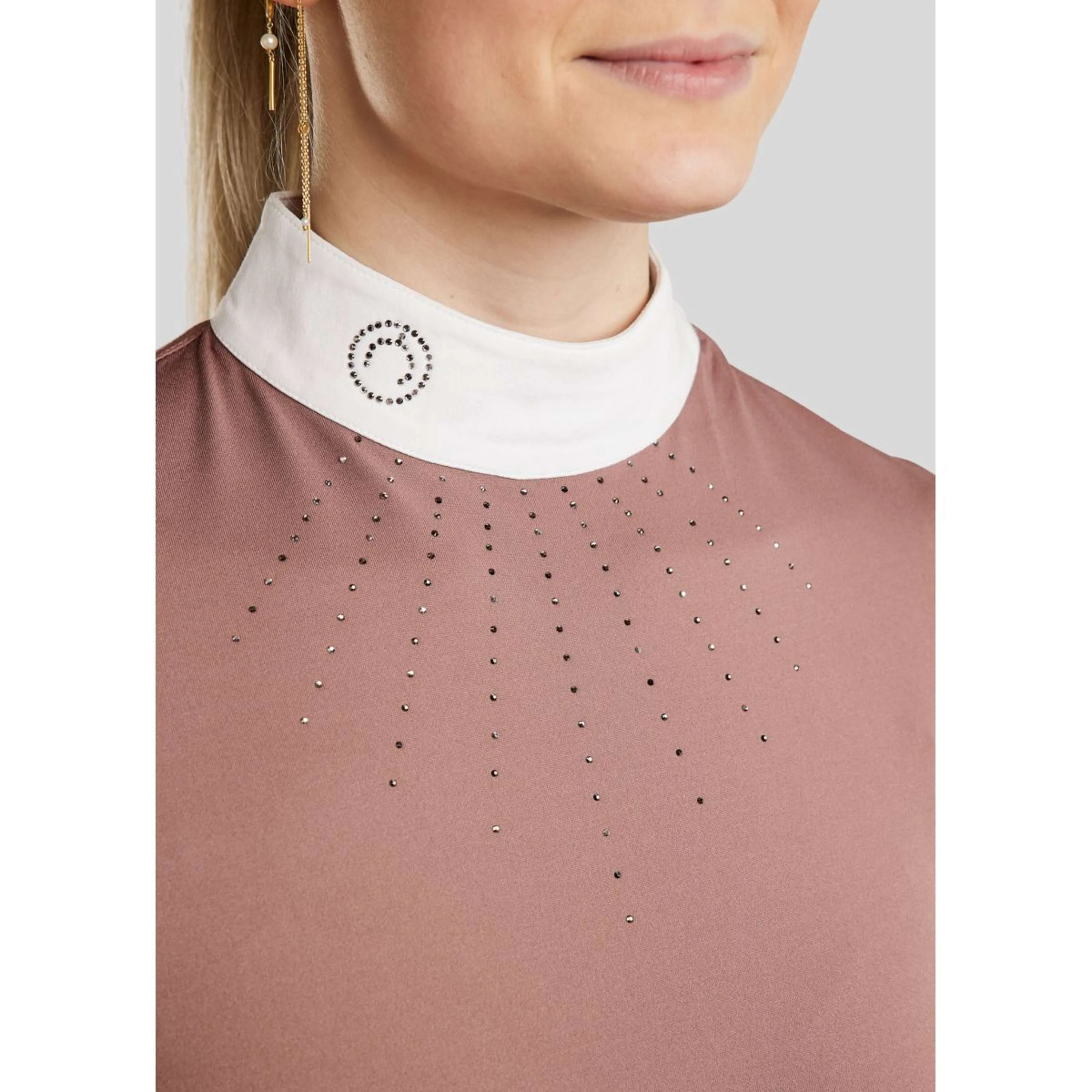 Montar T-shirt de Concours MoEmilia Longues Manches Dusty Rose - Image 2