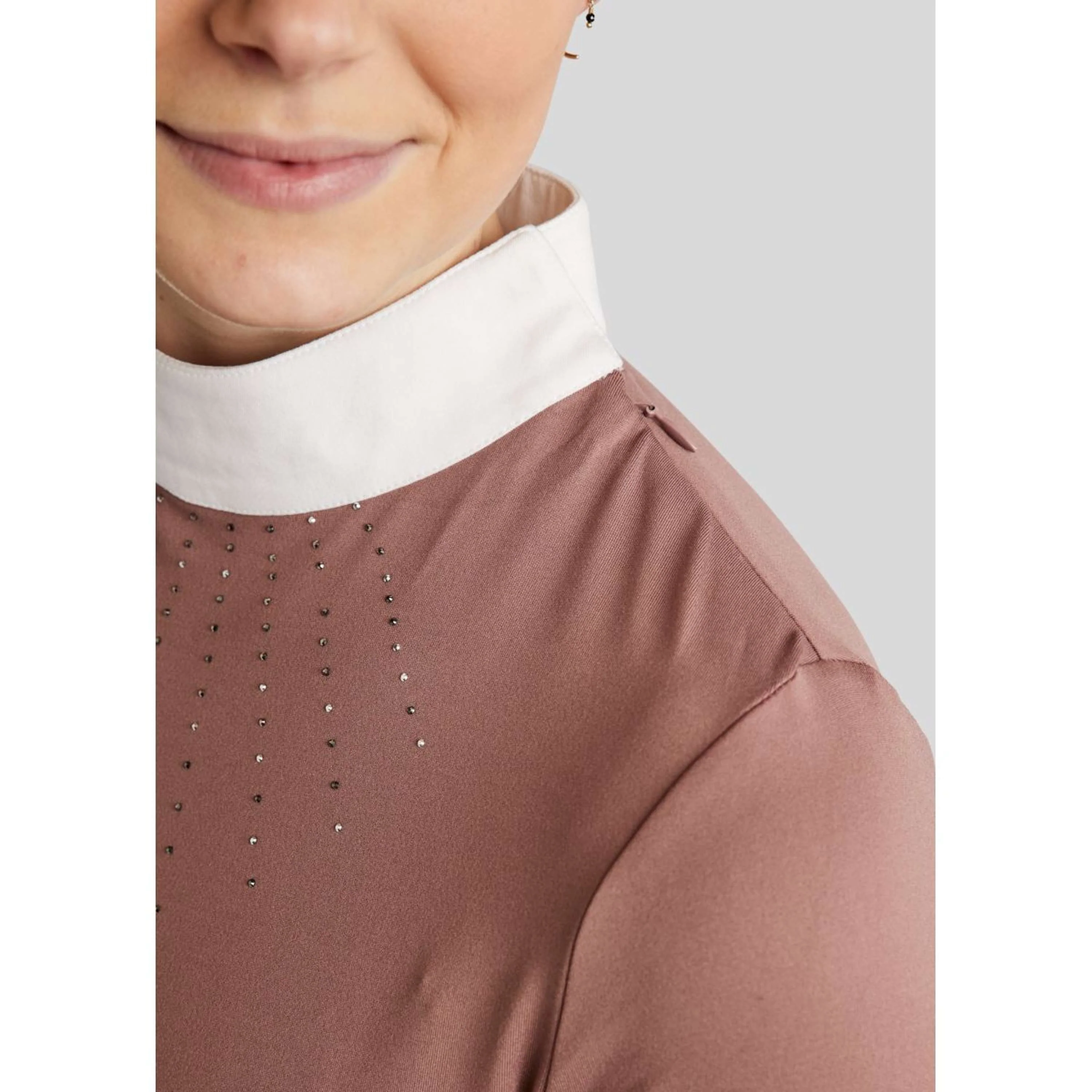 Montar T-shirt de Concours MoEmilia Longues Manches Dusty Rose - Image 5
