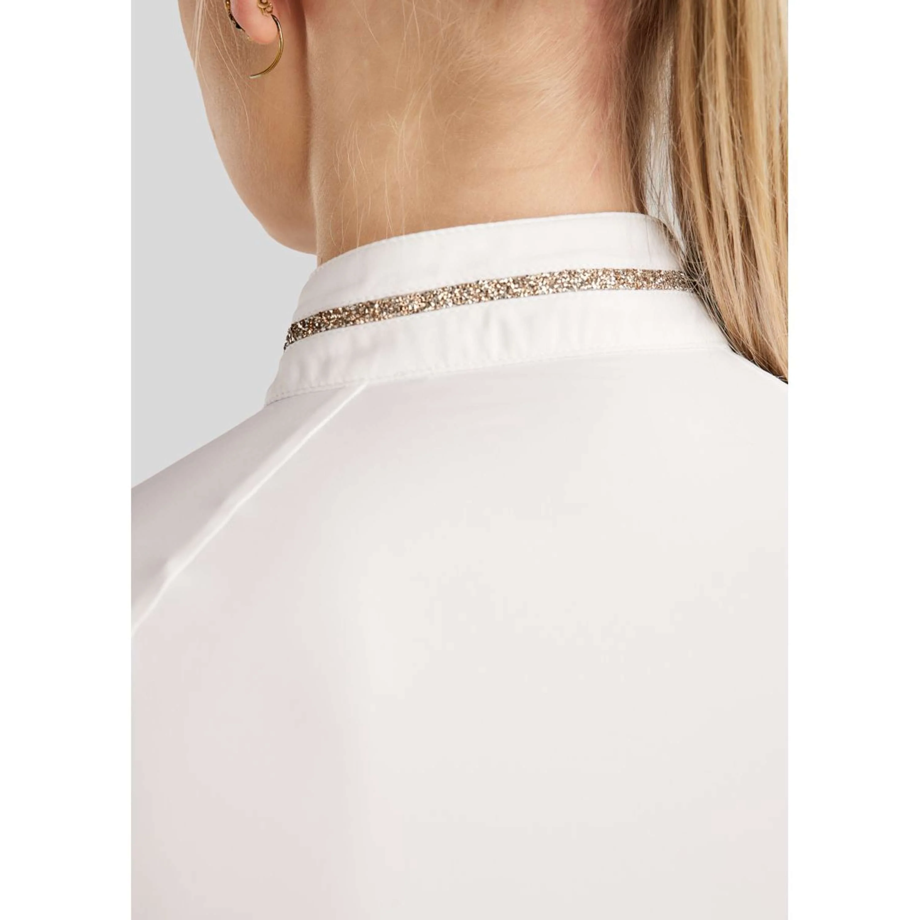 Montar T-shirt de Concours MoLila Champagne Crystals Blanc - Image 4