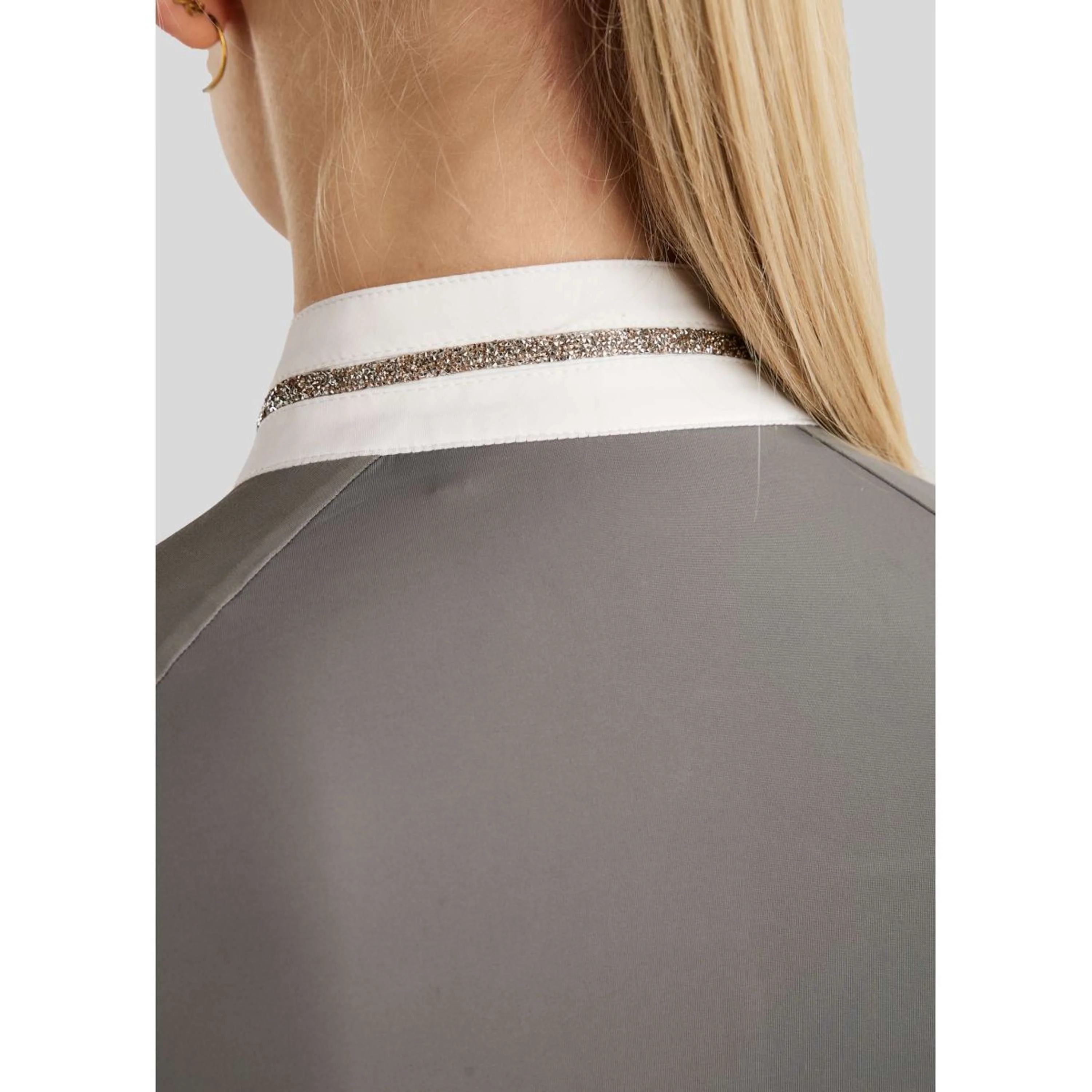 Montar T-shirt de Concours MoLila Champagne Crystals Gris - Image 4