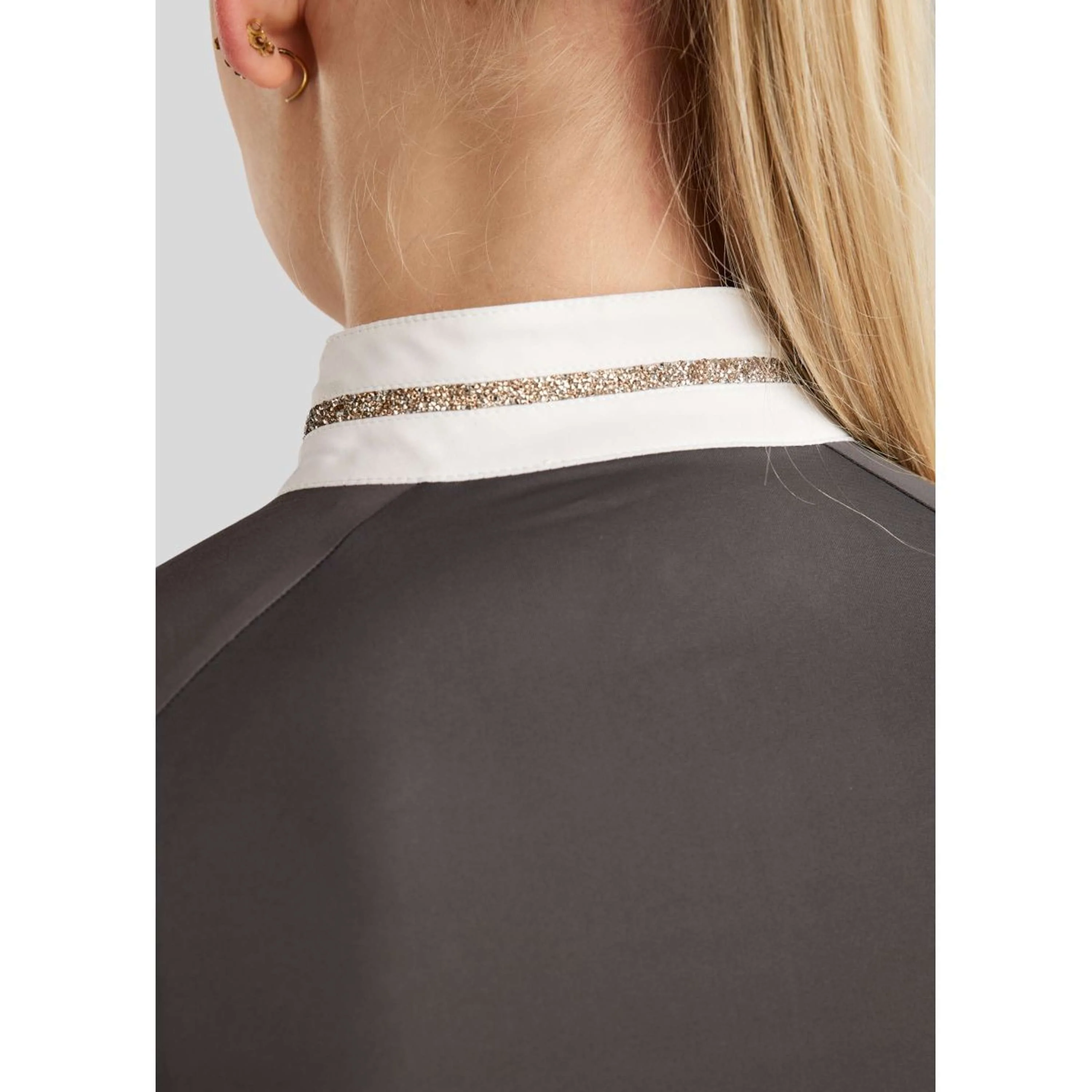 Montar T-shirt de Concours MoLila Champagne Crystals Slate Grey - Image 4