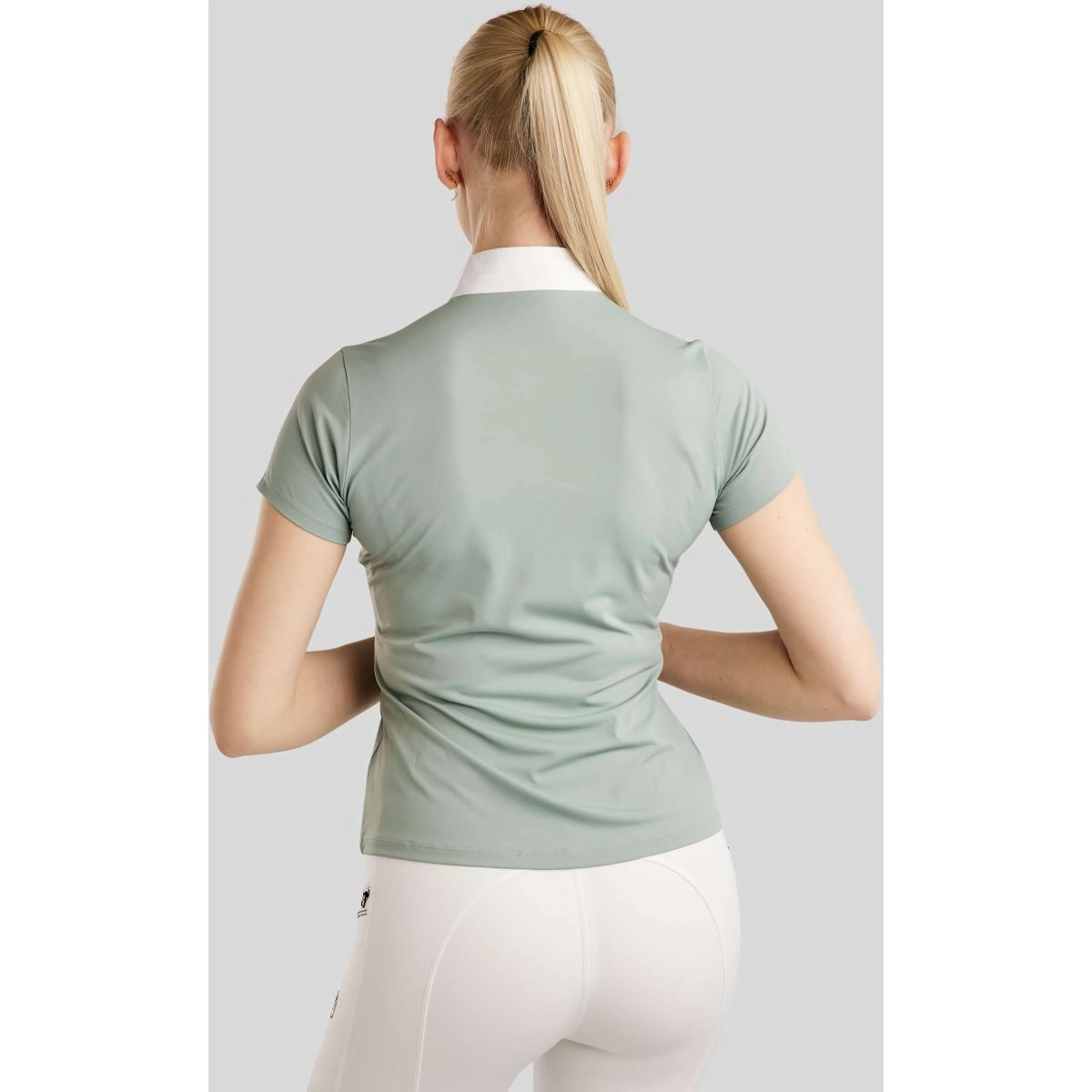 Montar T-shirt de Concours MoPearl Pintucks Gun Metal Crystals Turin - Image 2