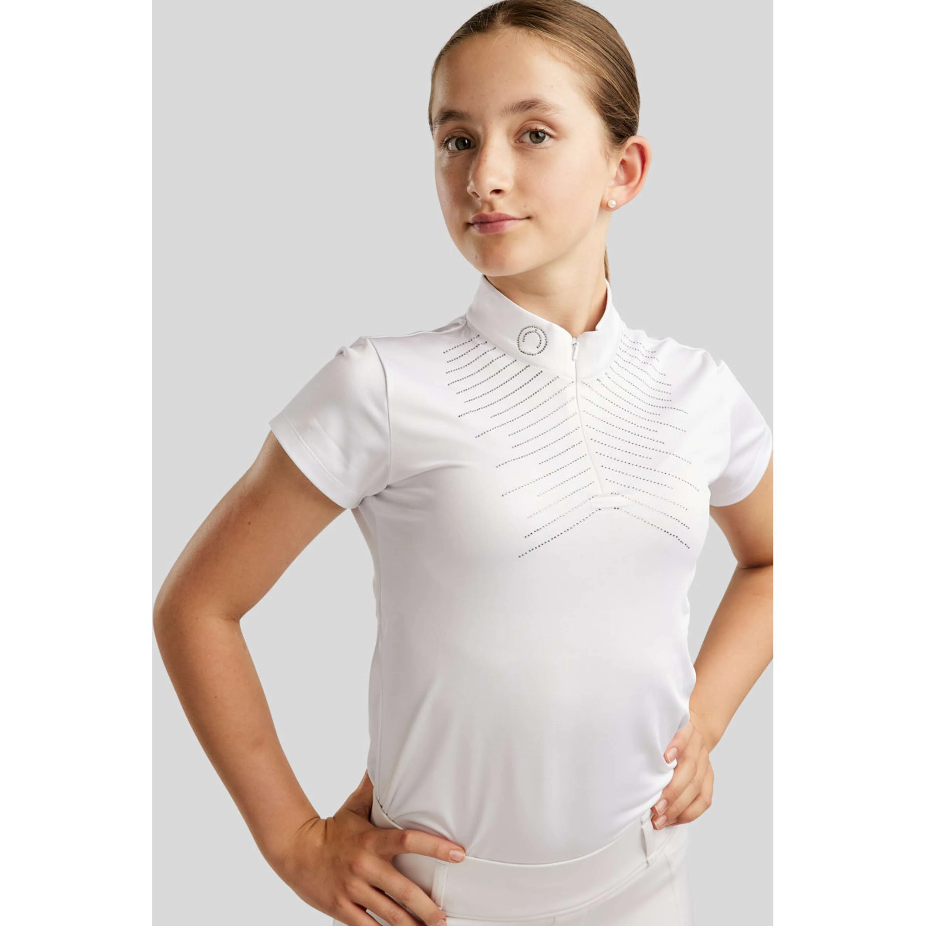 Montar T-shirt de Concours MoSparkle Kids Blanc - Image 4