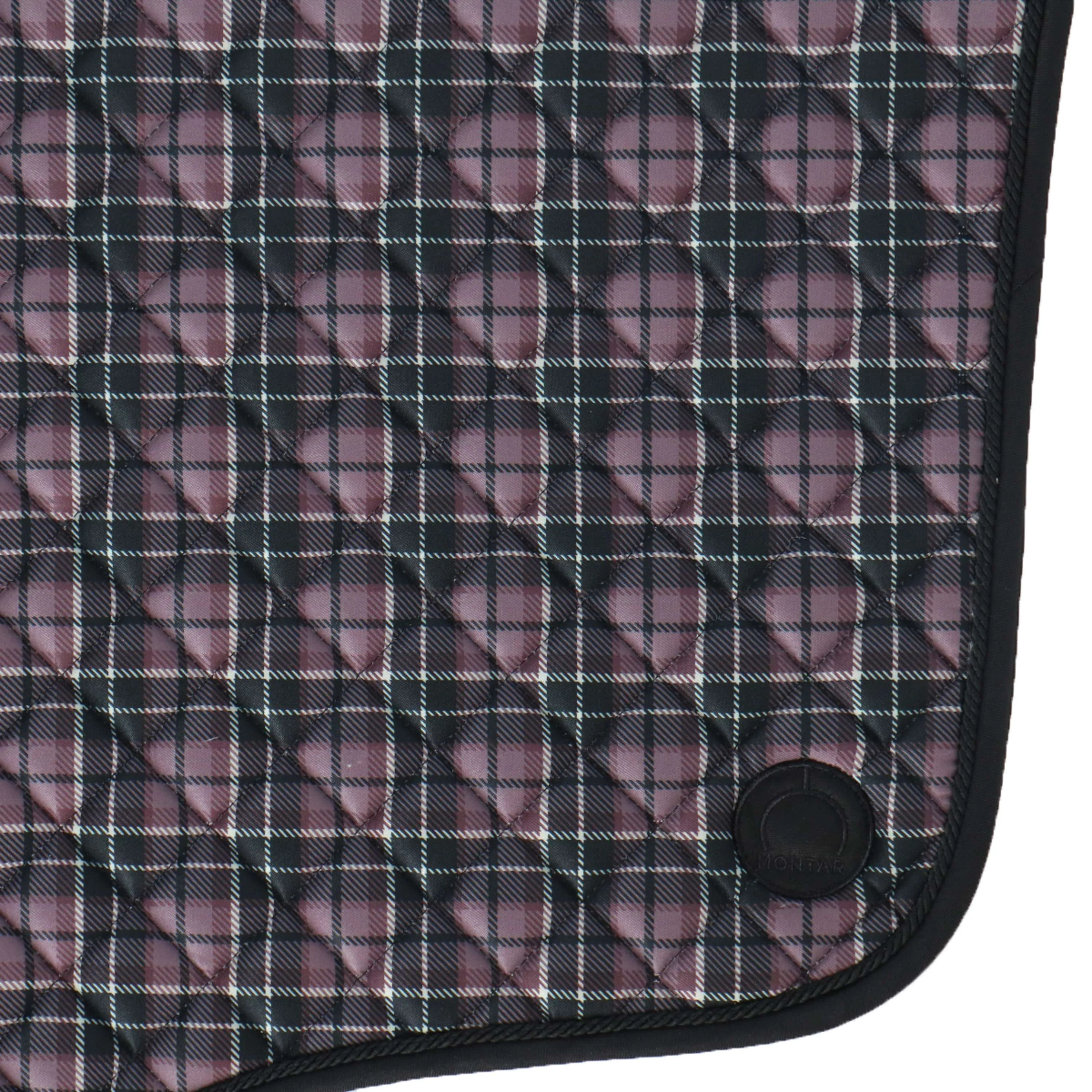 Montar Tapis de Selle MoCheri II Dressage Black Peony - Image 6