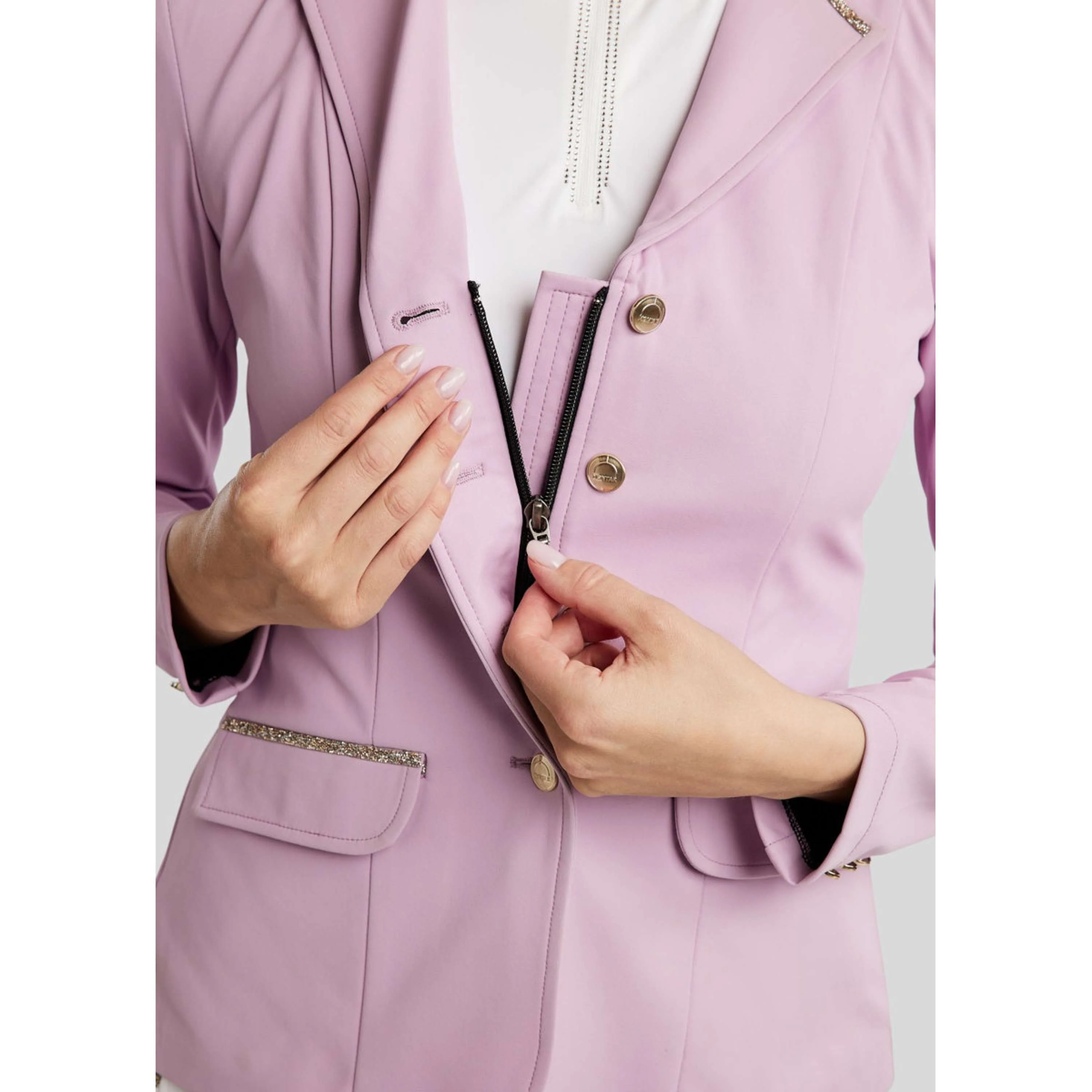 Montar Veste de Concours MoLila Champagne Crystals Candy Pink - Image 3