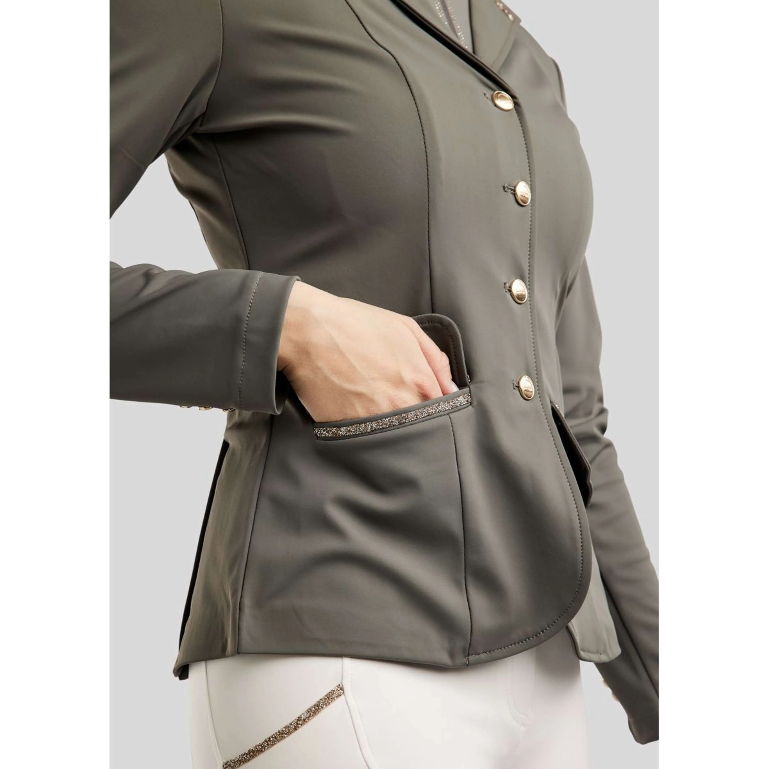 Montar Veste de Concours MoLila Champagne Crystals Gris - Image 4