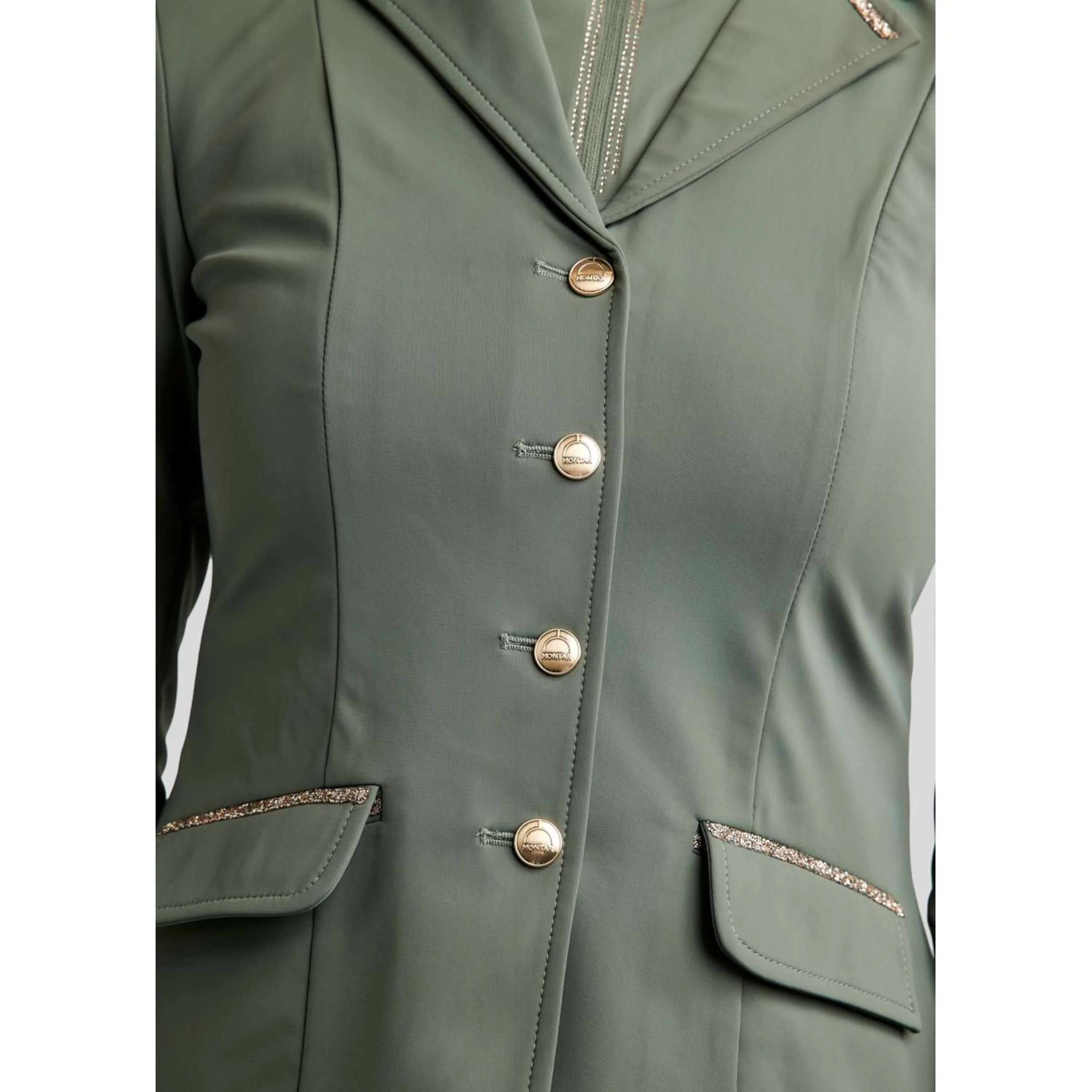 Montar Veste de Concours MoLila Champagne Crystals Jade - Image 4