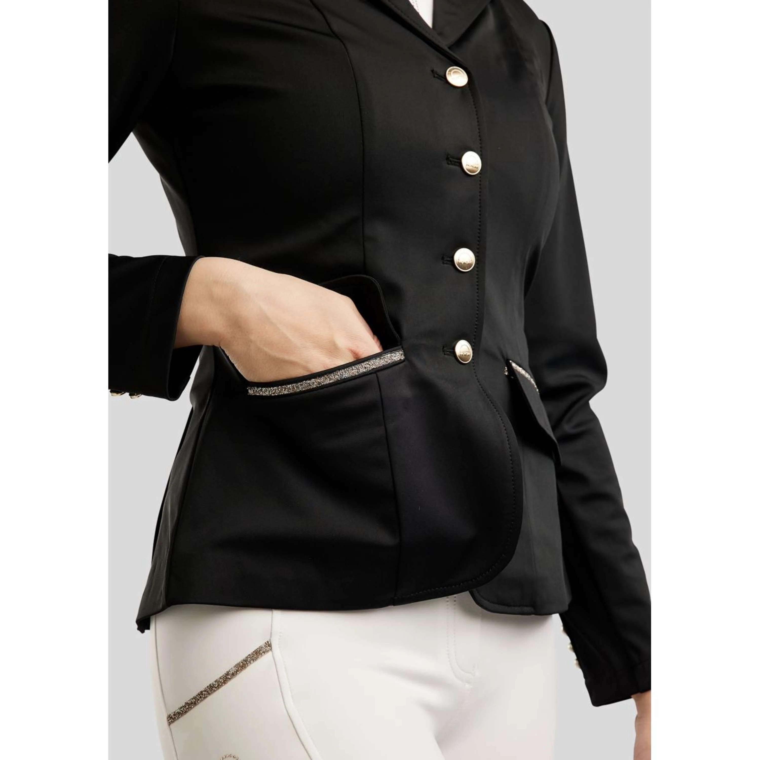 Montar Veste de Concours MoLila Champagne Crystals Noir - Image 4