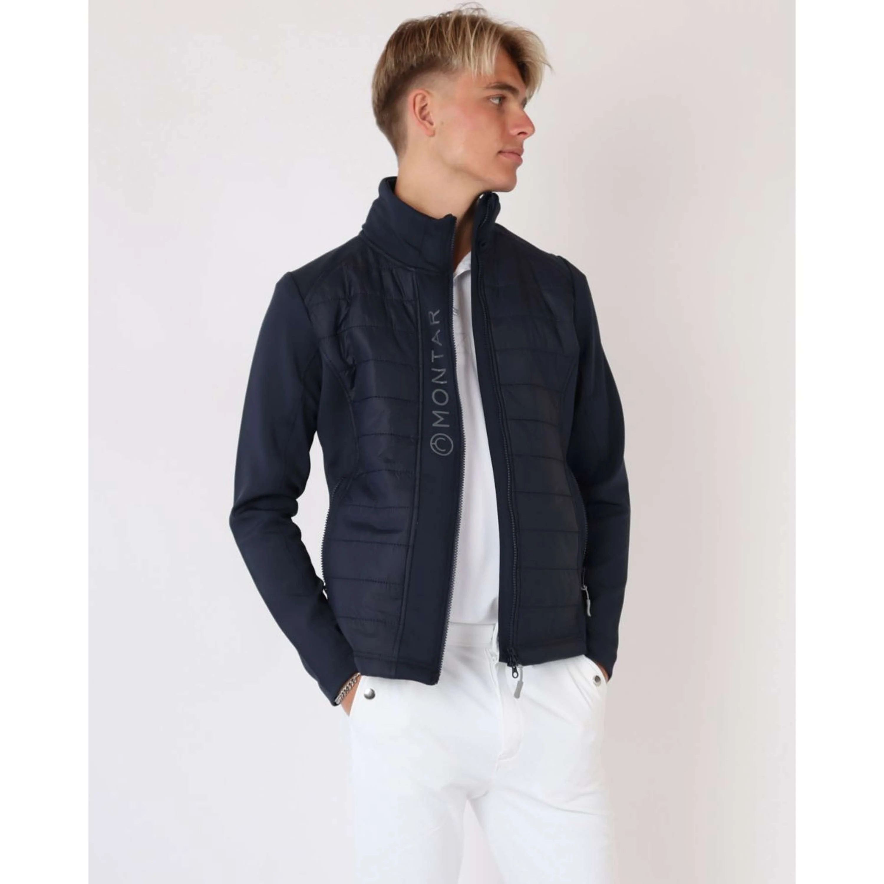 Montar Veste Emanuel Quilt Unisex Bleu Foncé - Image 2