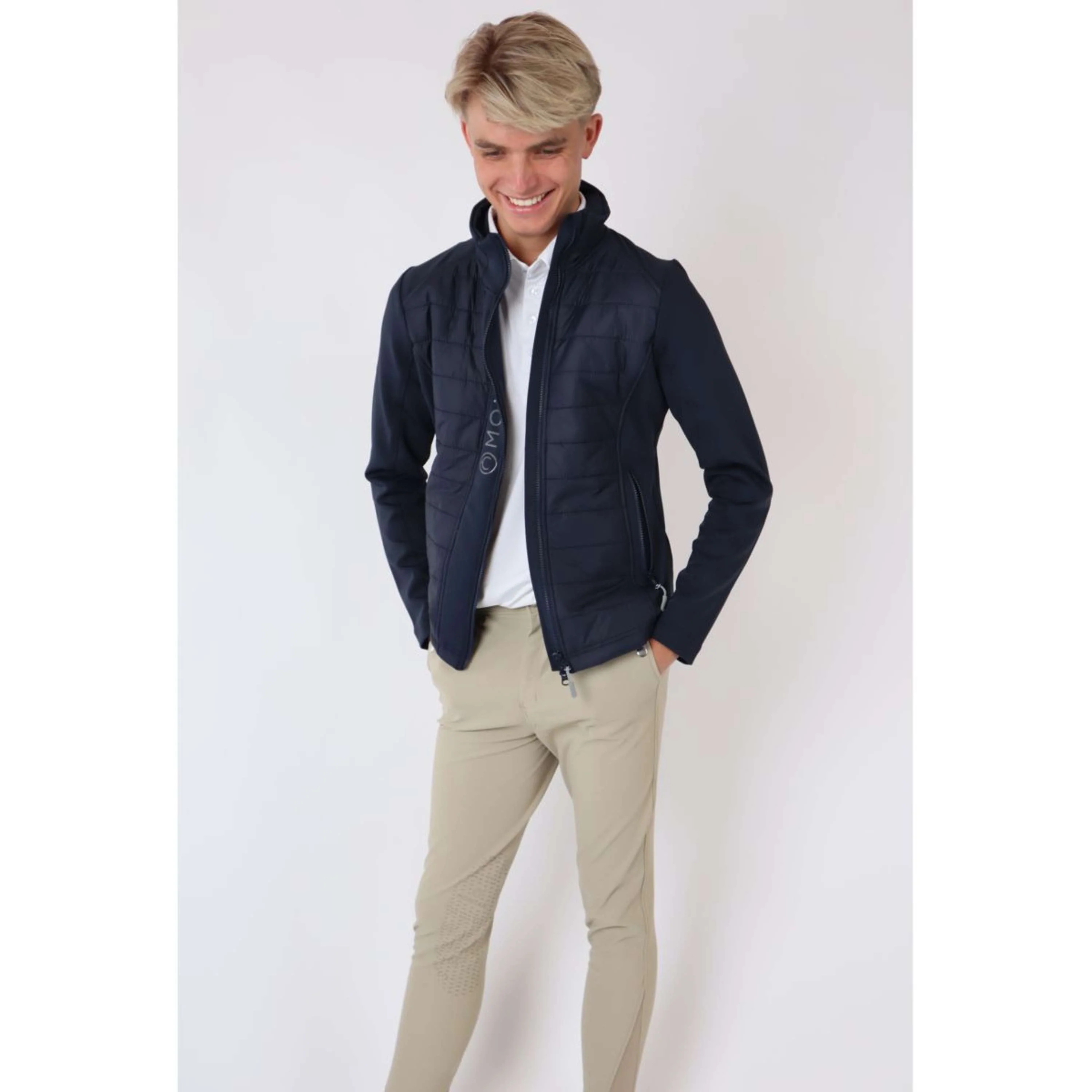 Montar Veste Emanuel Quilt Unisex Bleu Foncé - Image 5