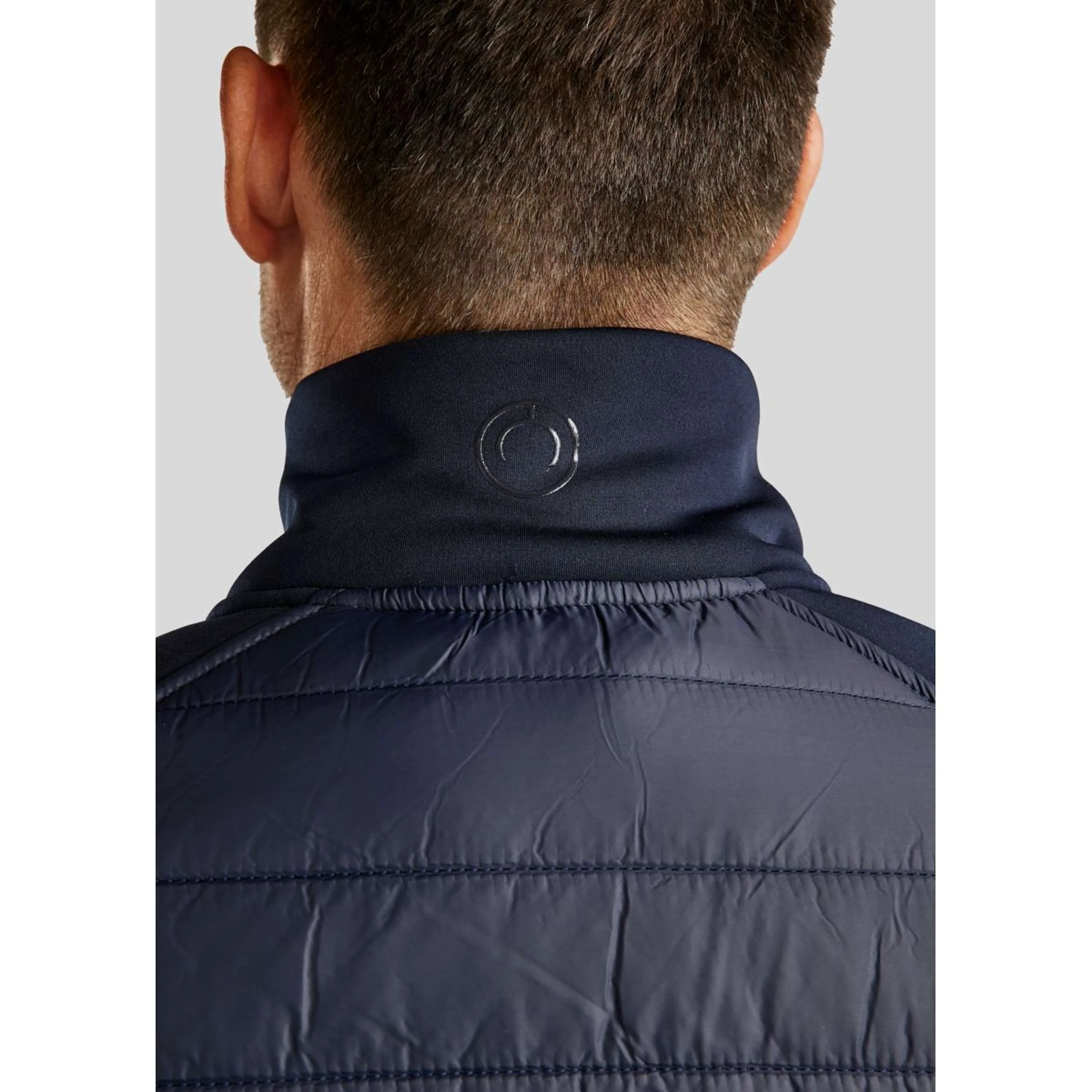 Montar Veste Emanuel Quilt Unisex Bleu Foncé - Image 7