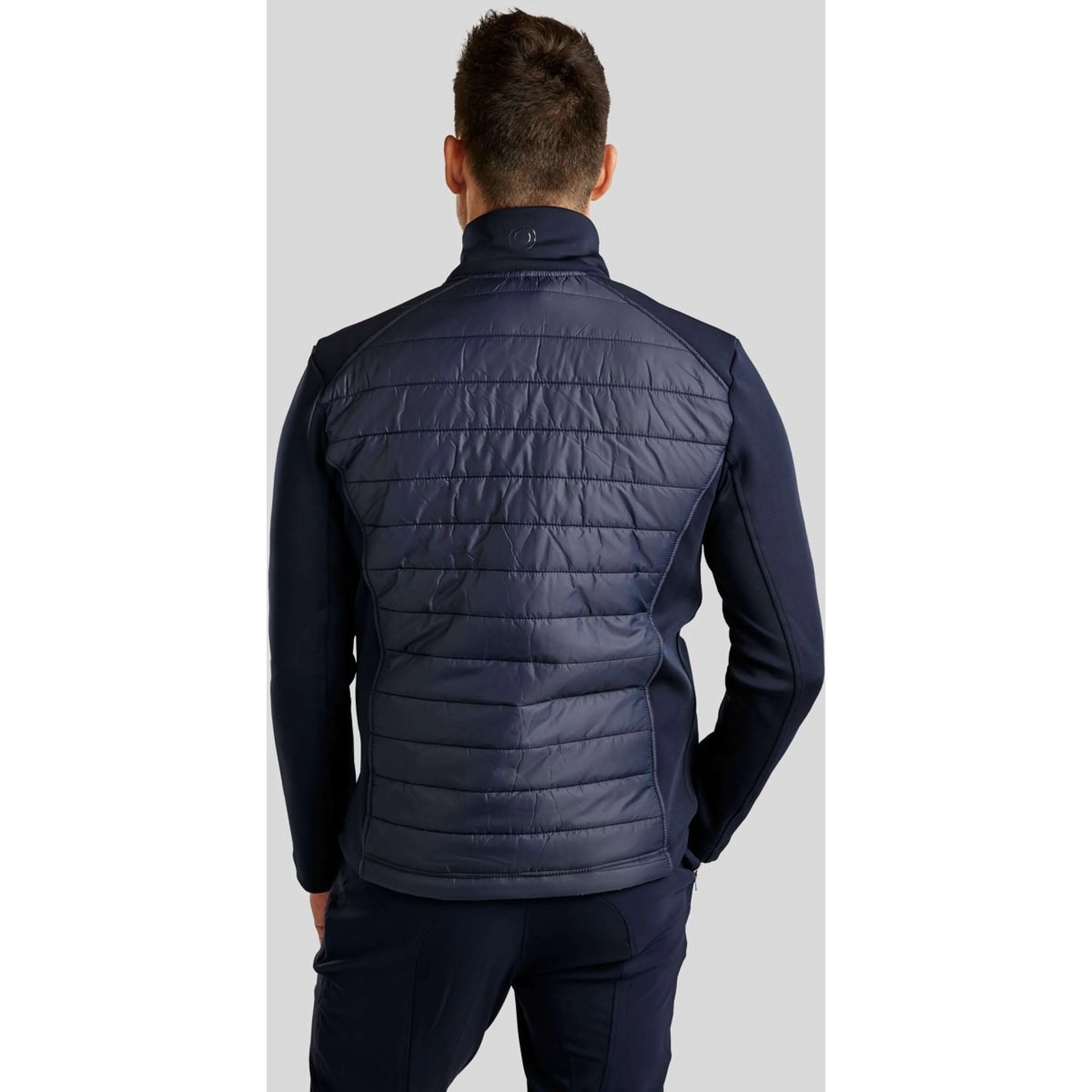 Montar Veste Emanuel Quilt Unisex Bleu Foncé - Image 8
