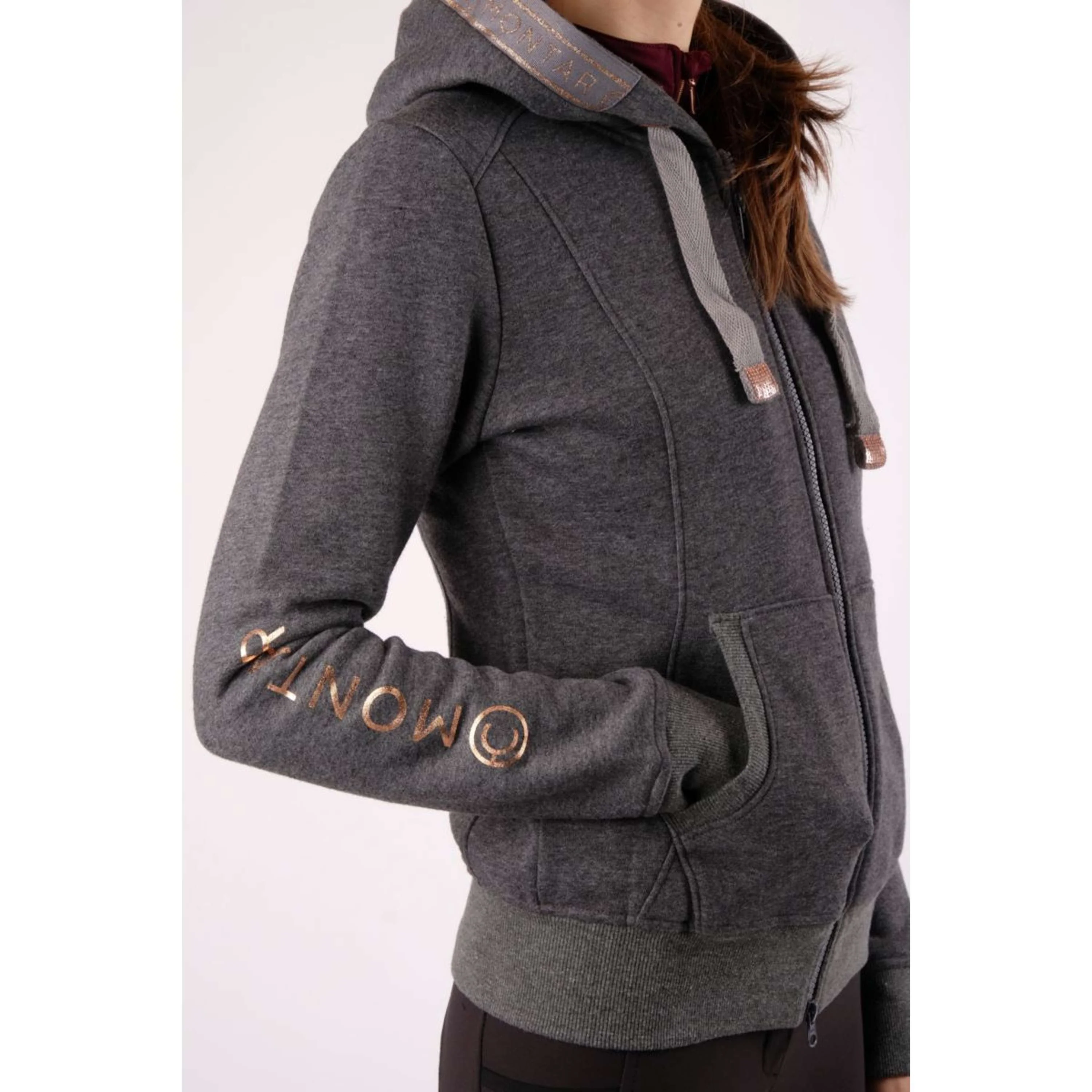 Montar Veste Macie Rosegold Logo Gris - Image 2