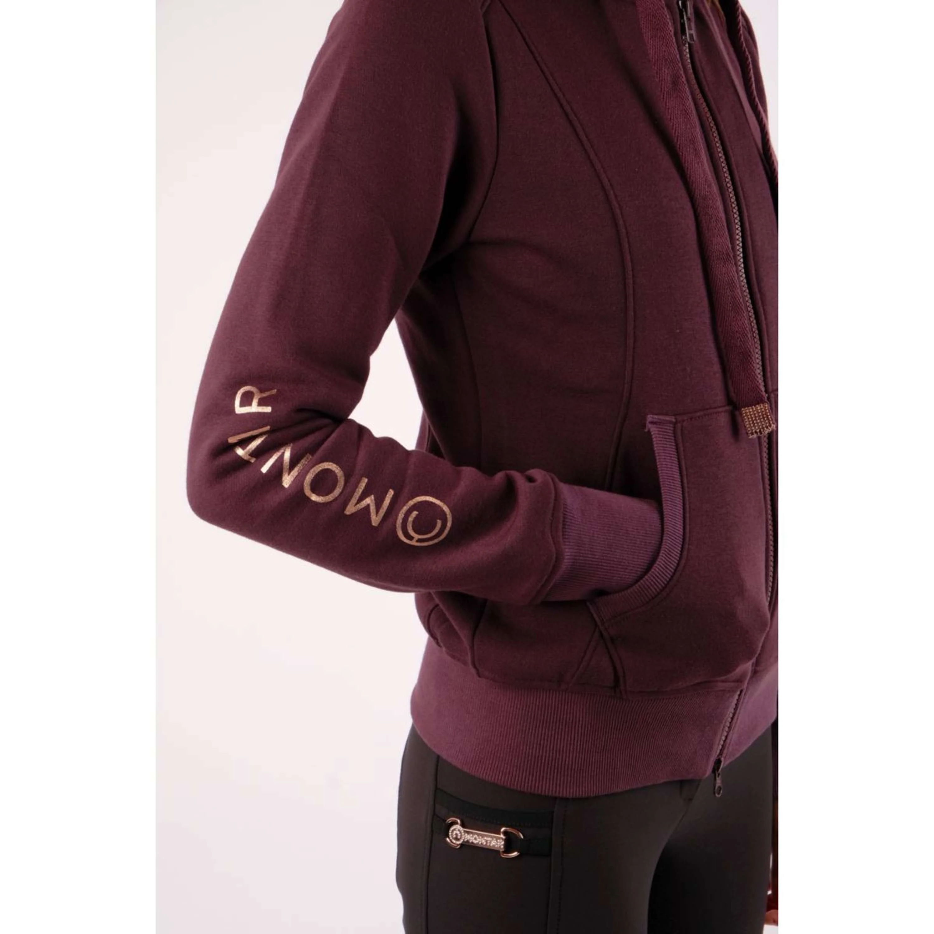 Montar Veste Macie Rosegold Logo Prune - Image 4