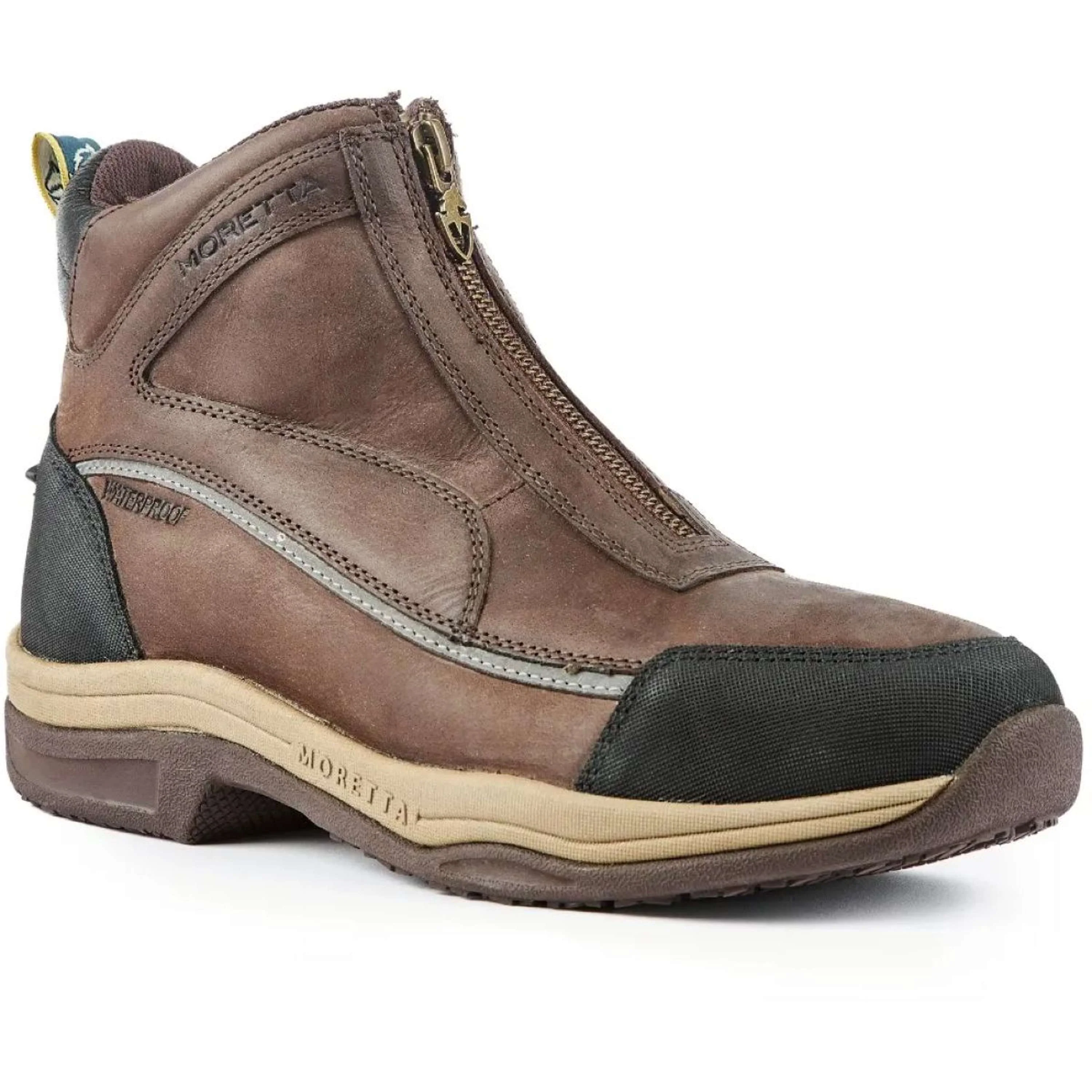Moretta by Shires Chaussures d'Écurie Vittoria Xgrip Marron - Image 3