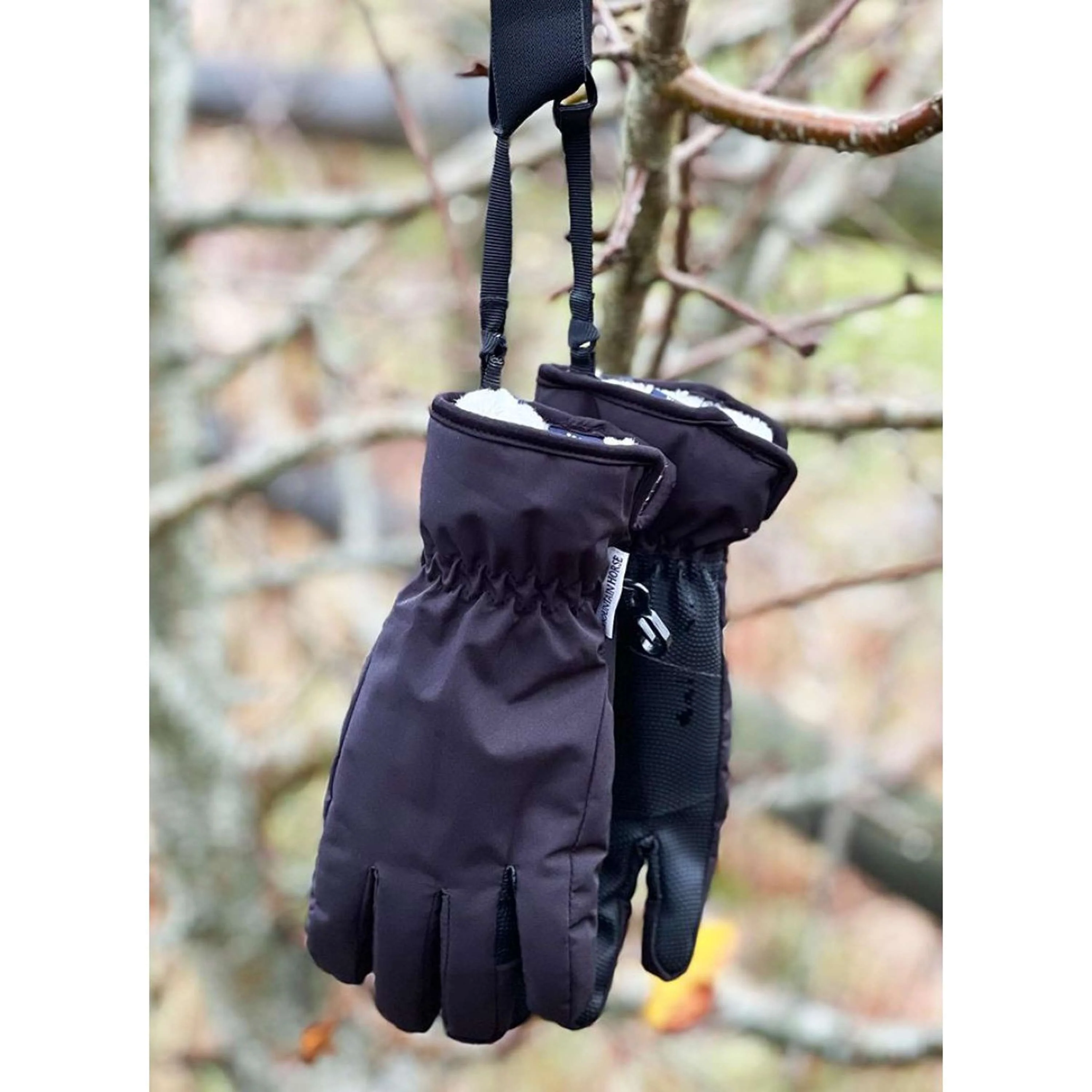 Mountain Horse Gants d'Équitation Heat Noir - Image 2