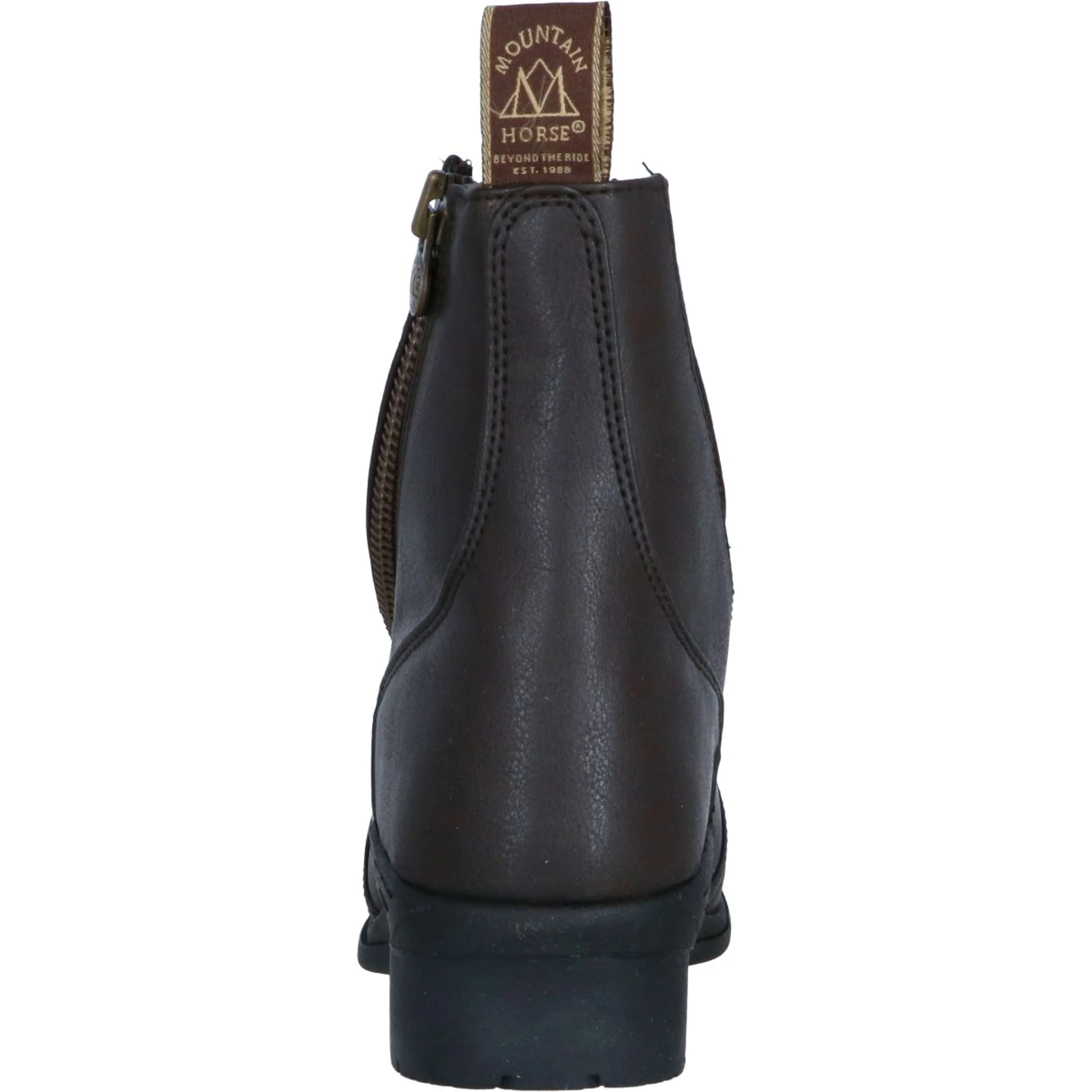 Mountain Horse Jodhpurs Veganza Side Zip Paddock Marron - Image 4