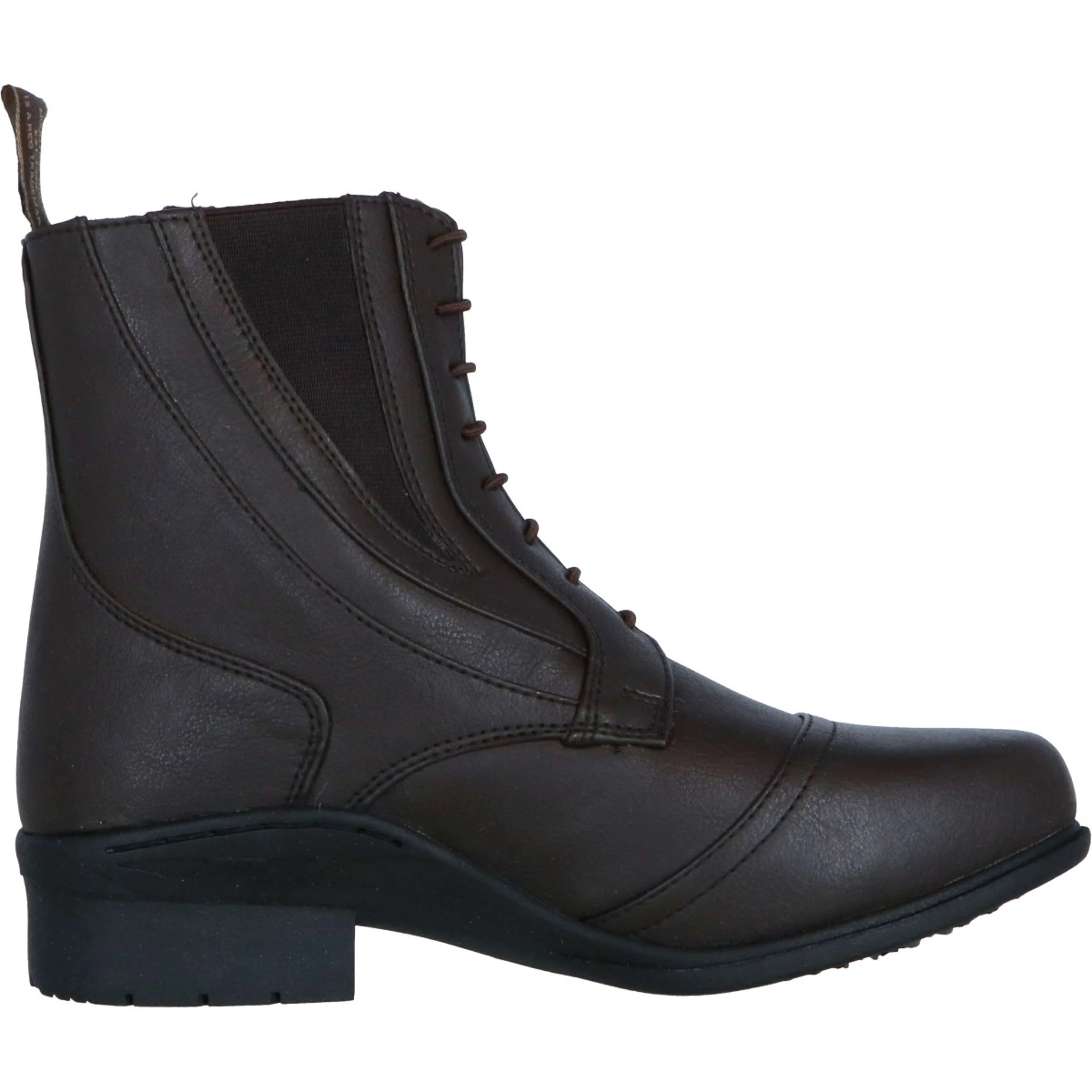 Mountain Horse Jodhpurs Veganza Side Zip Paddock Marron - Image 6