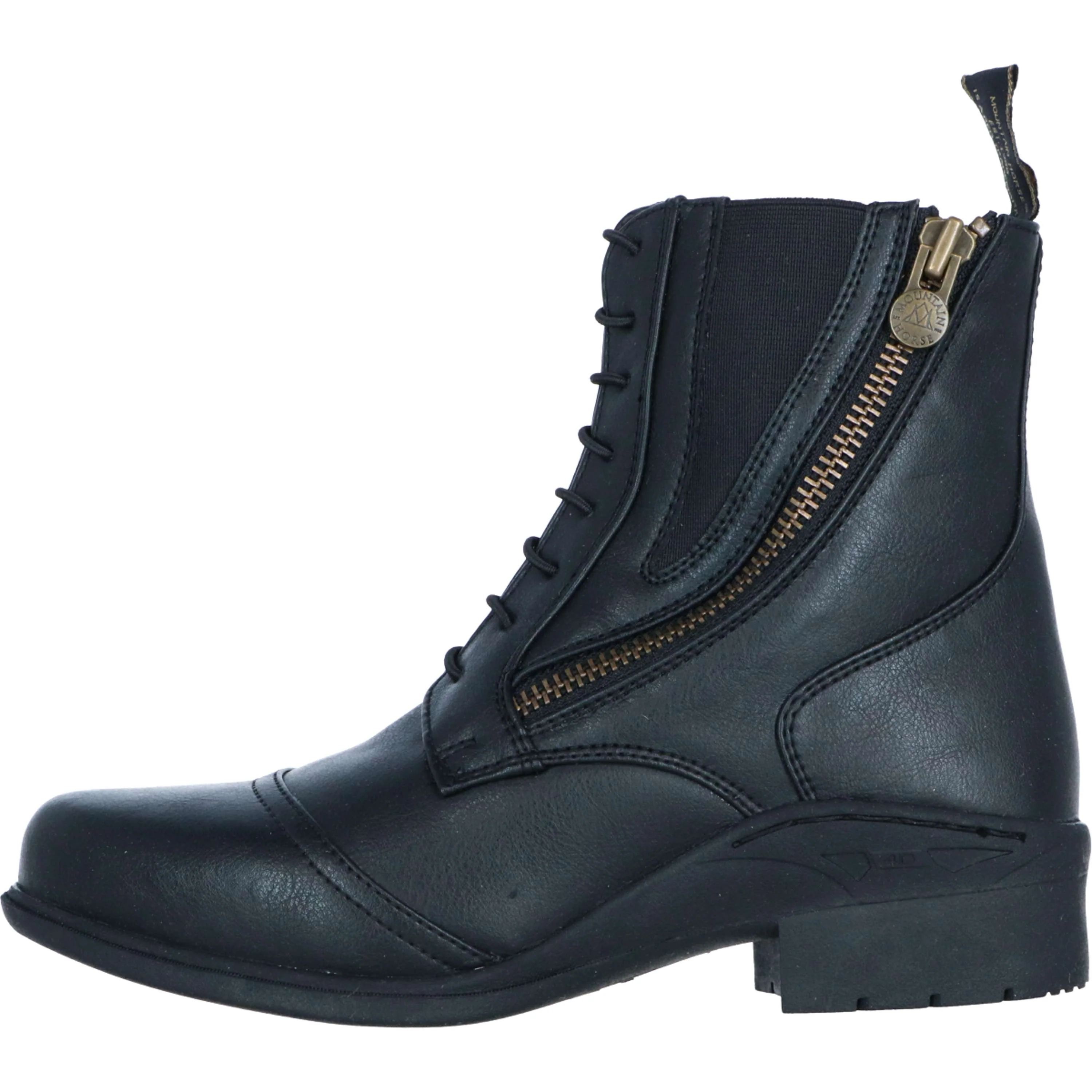 Mountain Horse Jodhpurs Veganza Side Zip Paddock Noir - Image 2