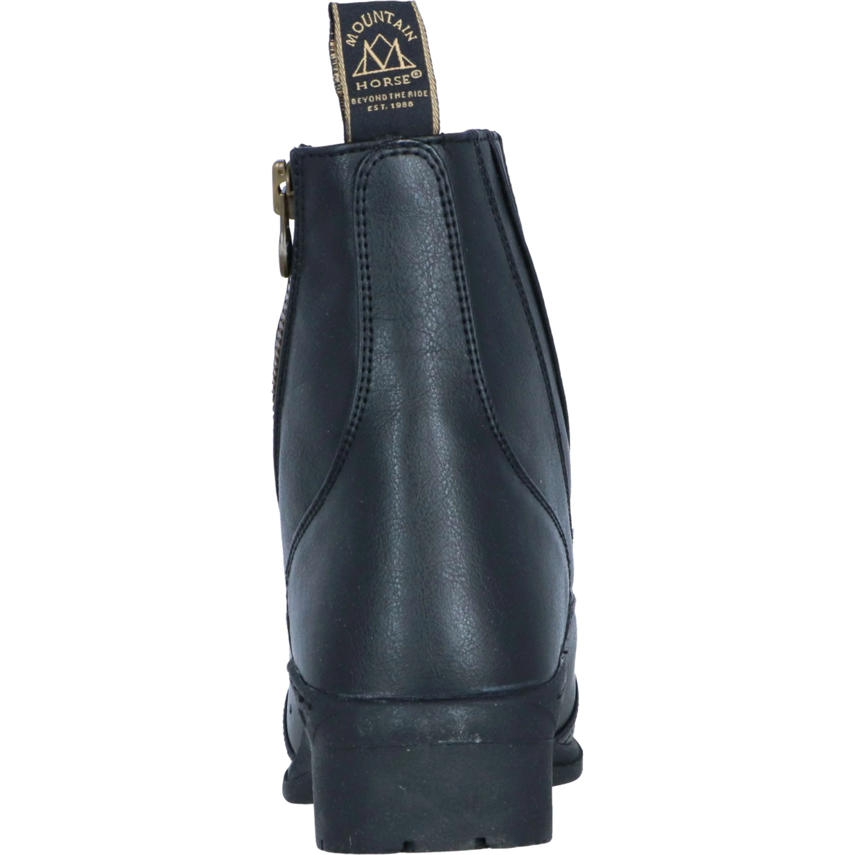 Mountain Horse Jodhpurs Veganza Side Zip Paddock Noir - Image 4