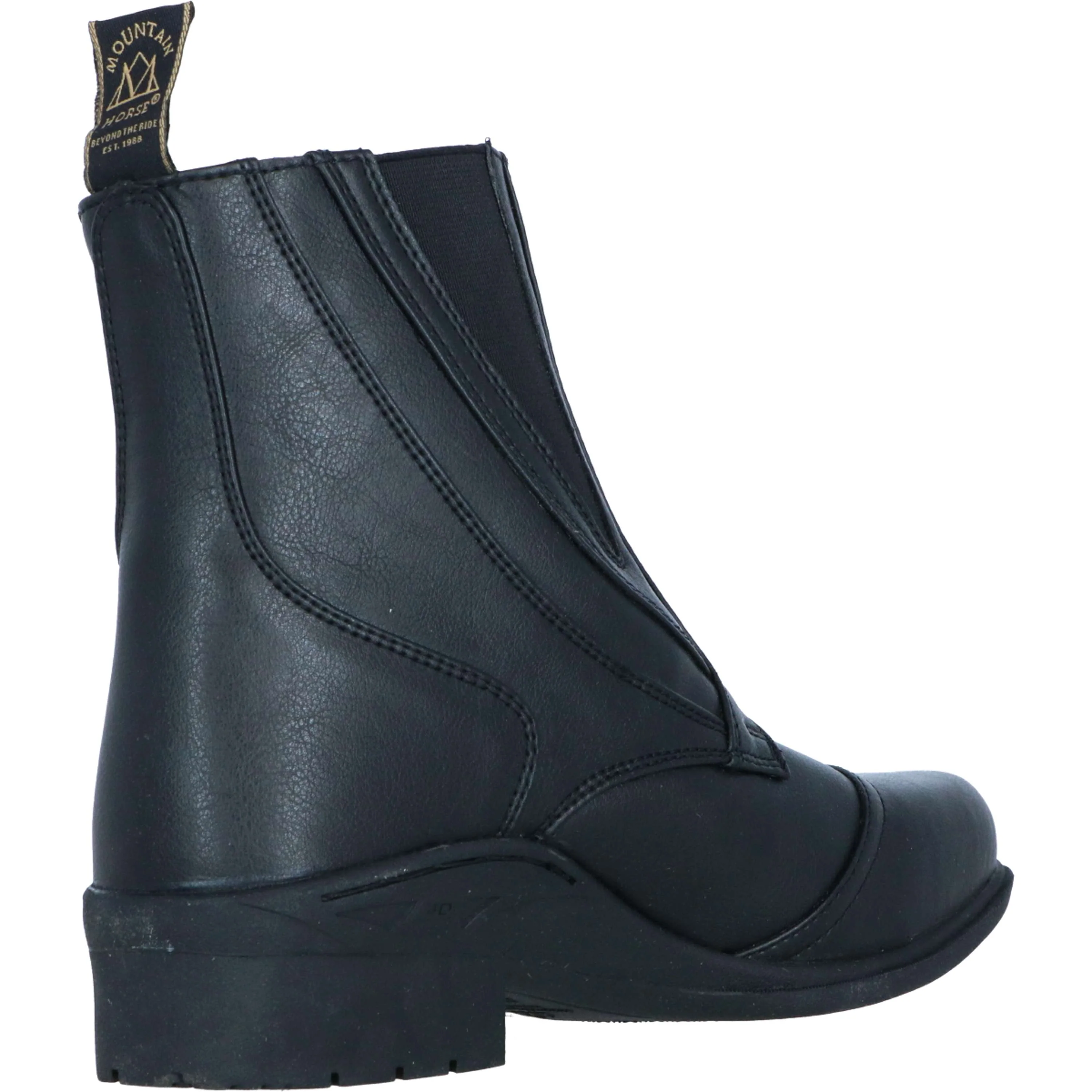 Mountain Horse Jodhpurs Veganza Side Zip Paddock Noir - Image 5