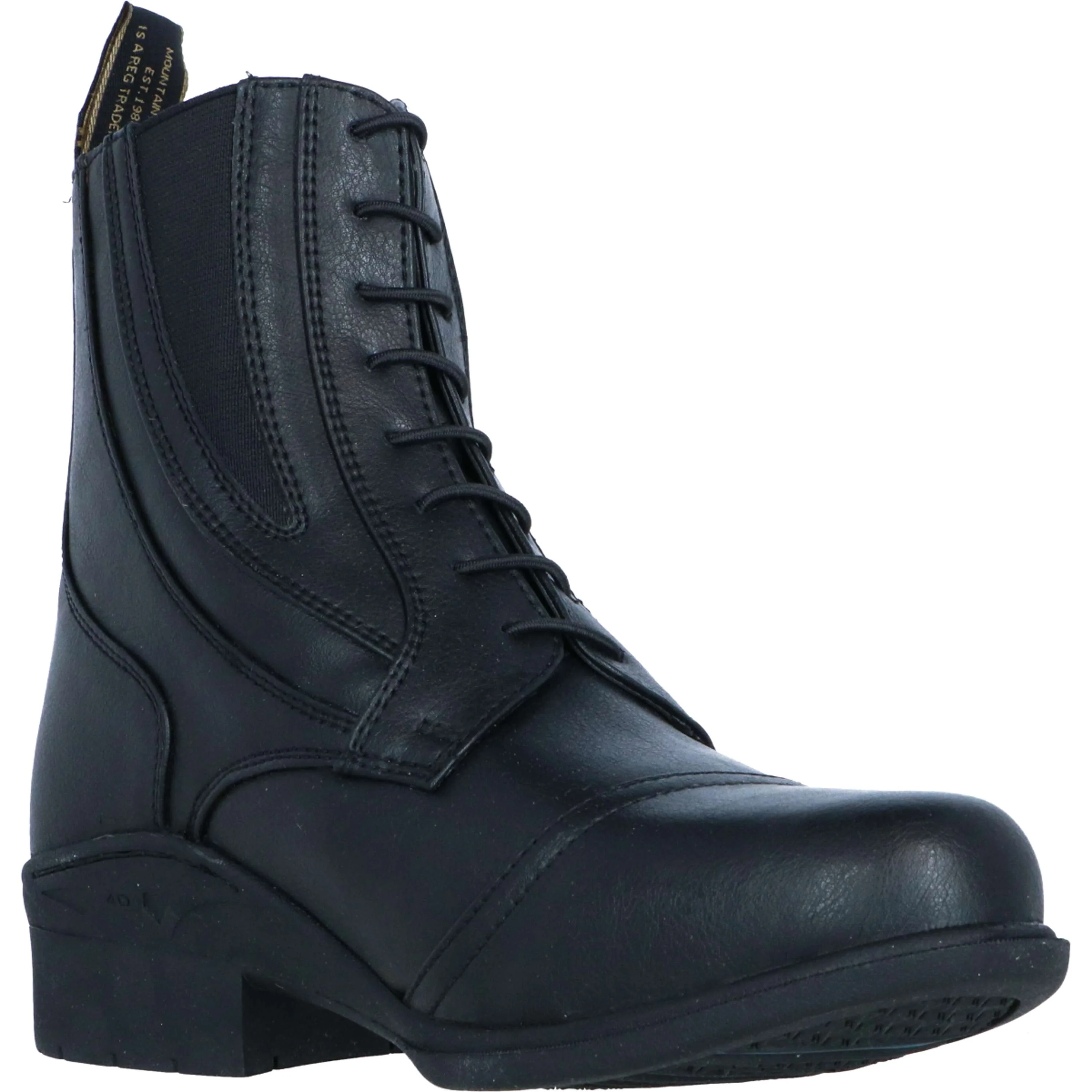 Mountain Horse Jodhpurs Veganza Side Zip Paddock Noir - Image 7