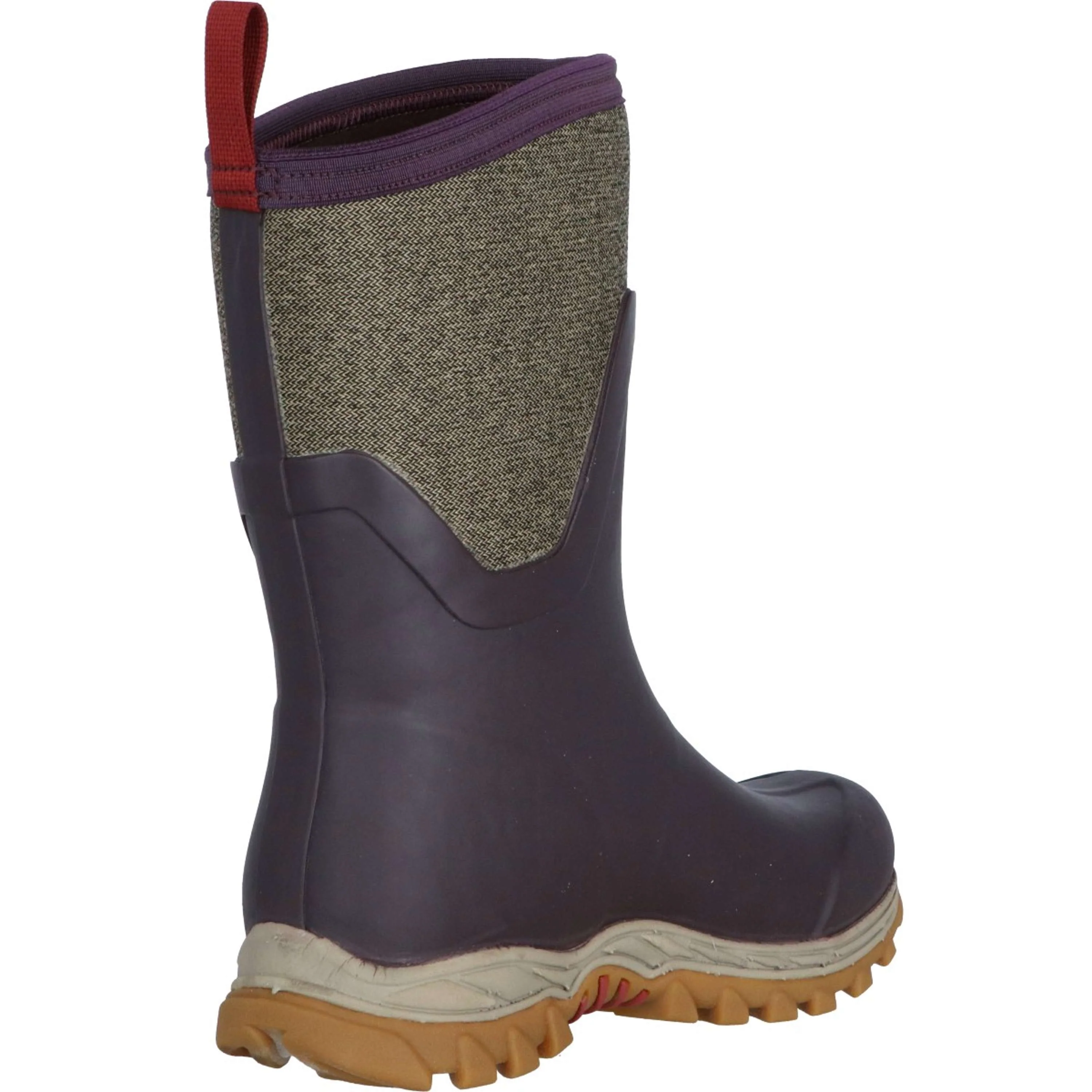 Muck Boot Arctic Sport II Mid Femme Bordeaux/Tweed - Image 5