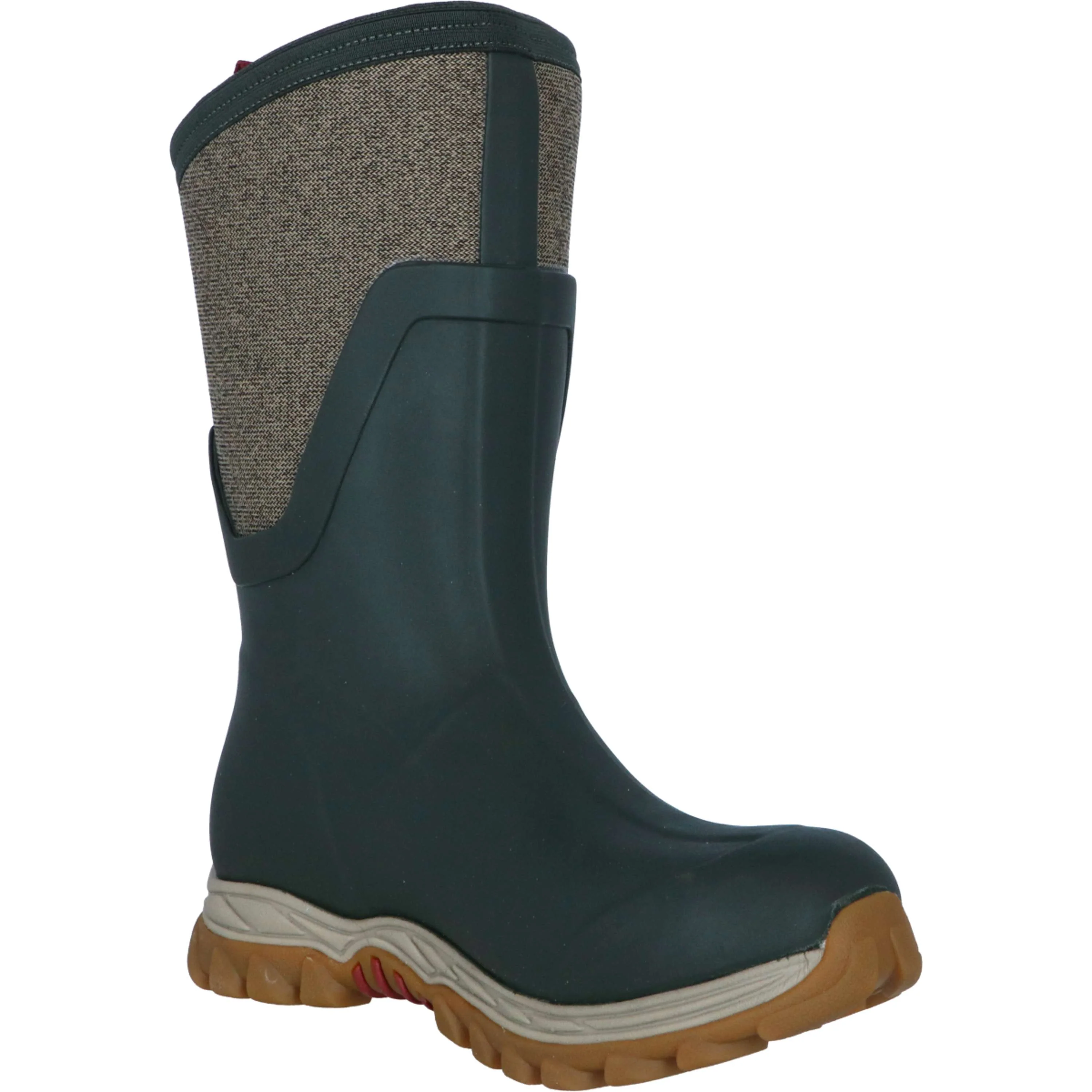 Muck Boot Arctic Sport II Mid Femme Olive/Tweed - Image 7