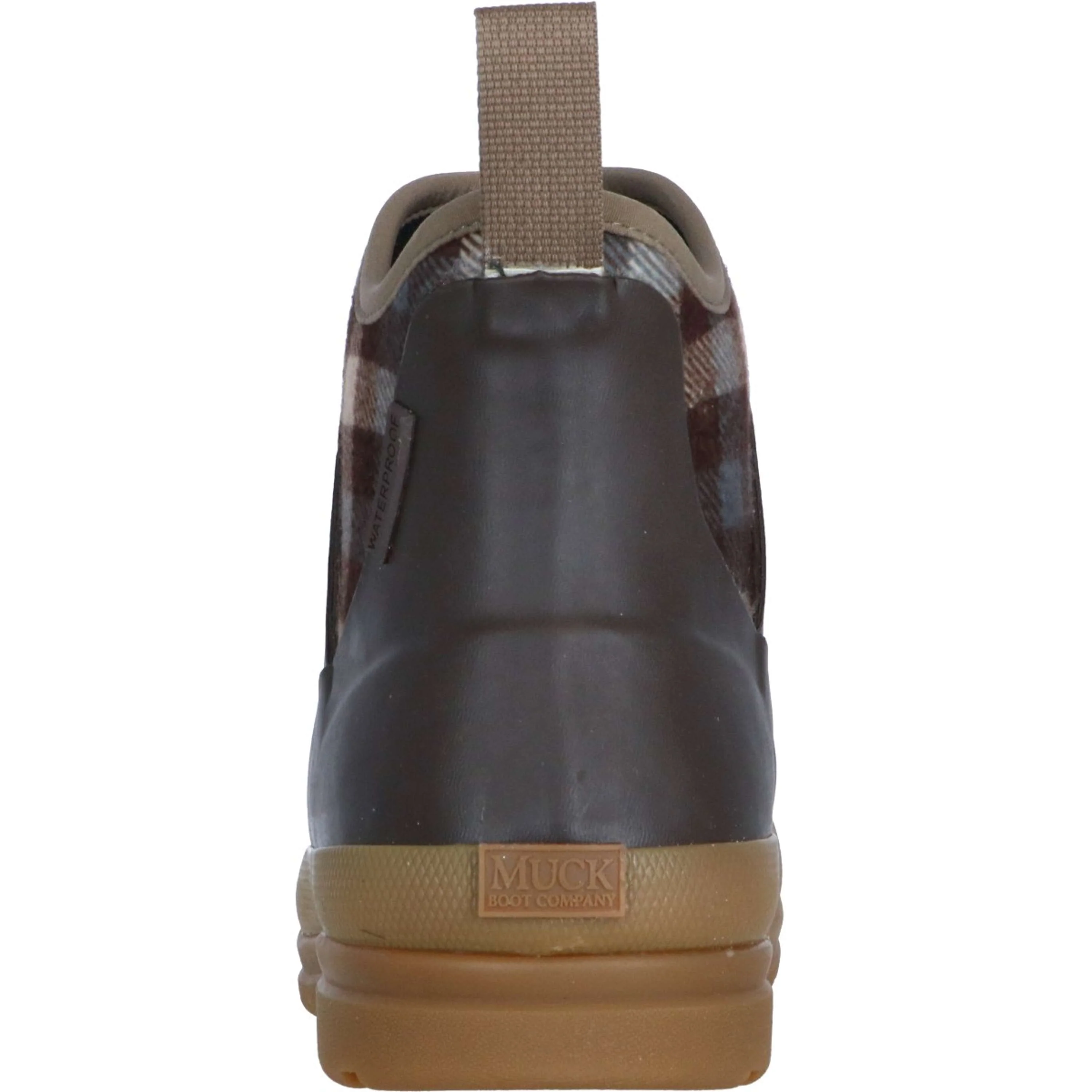 Muck Boot Originals Pull On Ankle Marron/Plaid - Image 4