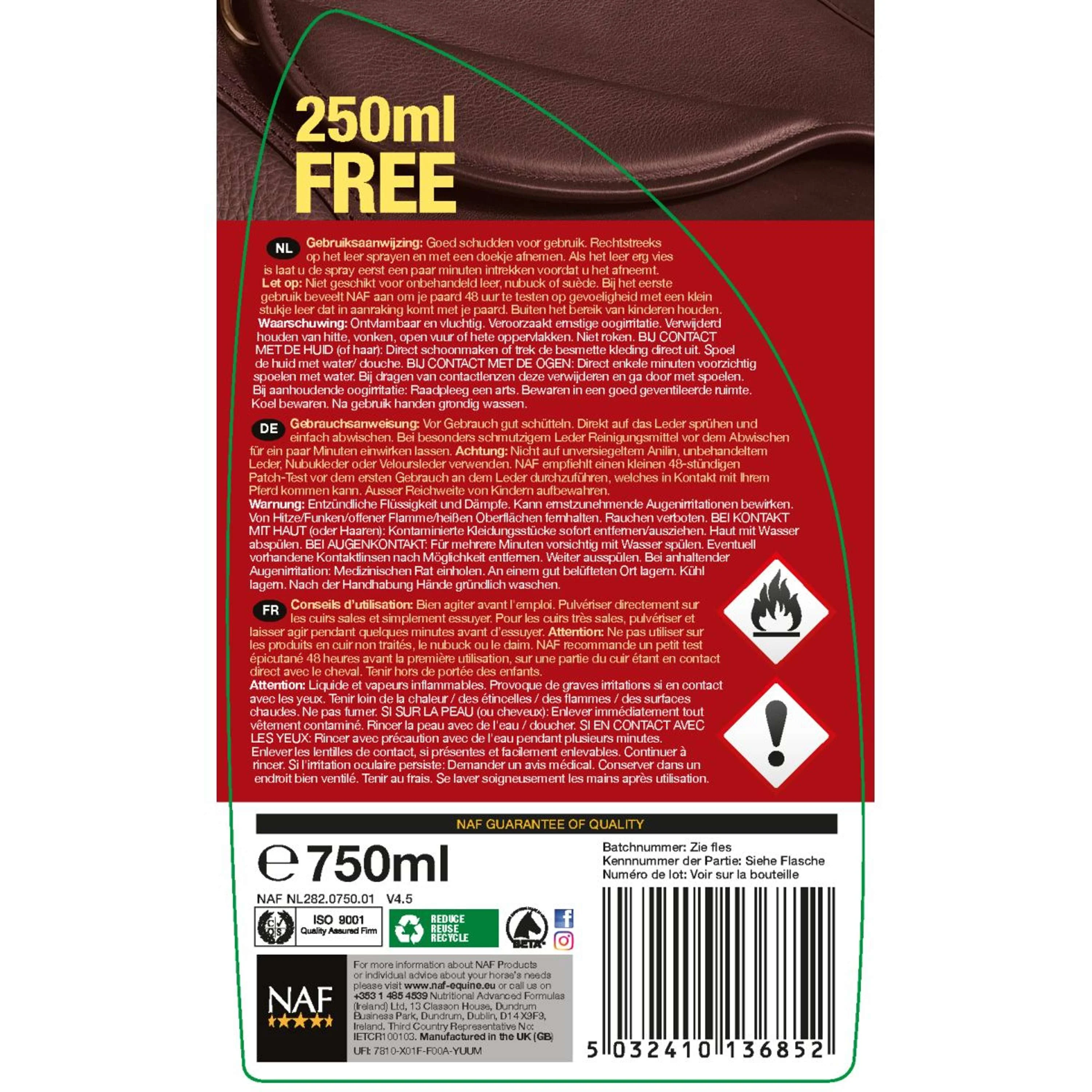 NAF Leather Quick Clean - Image 2