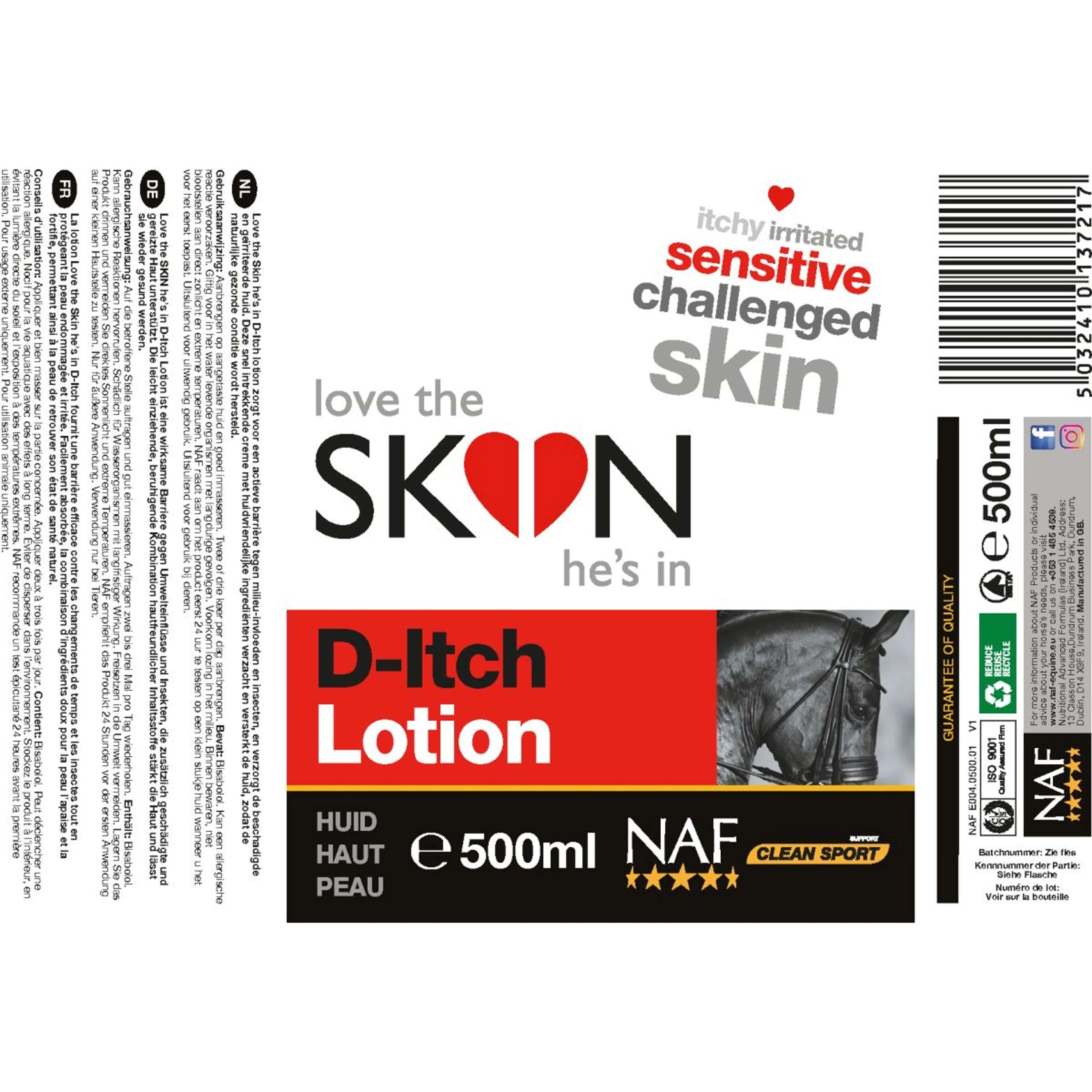 NAF Love the SKIN hes in D-Itch Lotion - Image 2