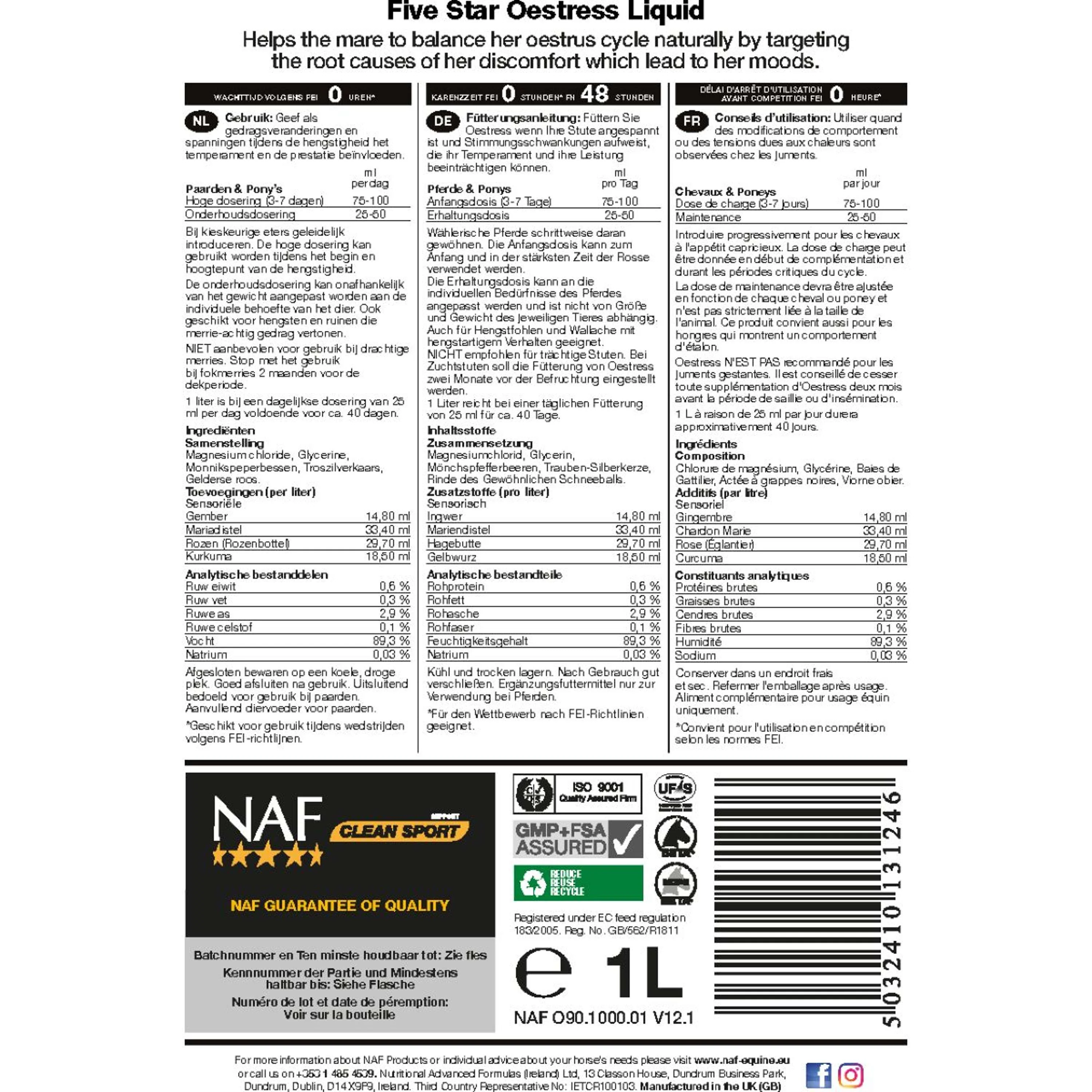 NAF Oestress Liquide - Image 3