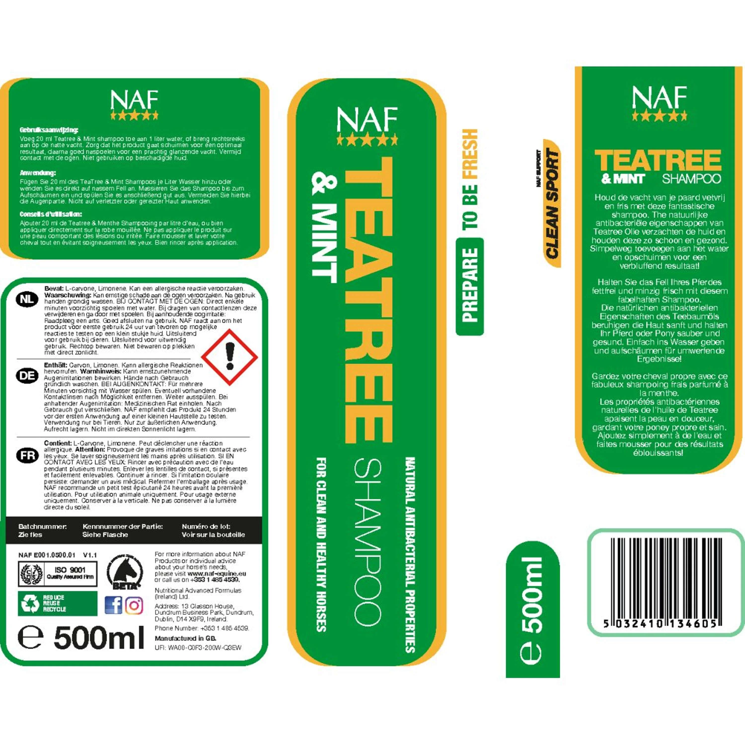 NAF Teatree & Mint Shampoo - Image 2